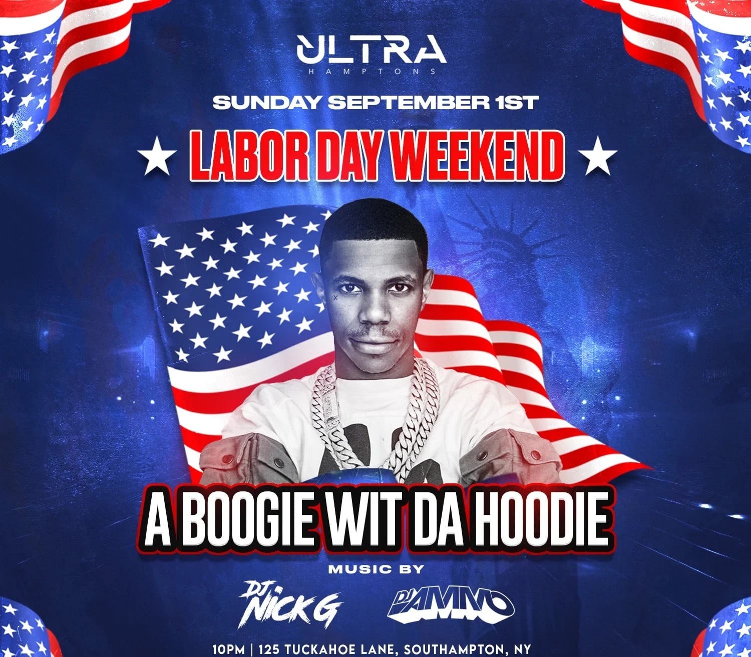A Boogie Live At Ultra Club Southampton Labor Day Weekend Cover