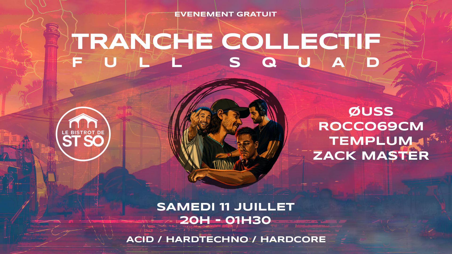 Tranche Collectif : Full Squad X Le Bistrot St So Cover