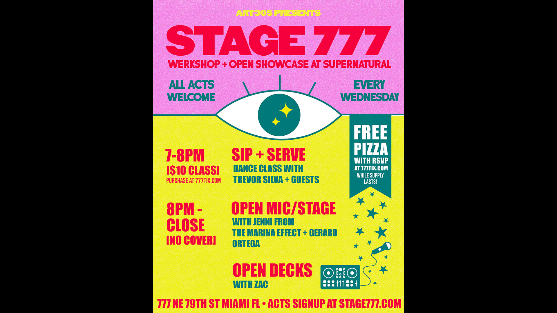 Stage 777: Werkshop + Open Showcase Cover