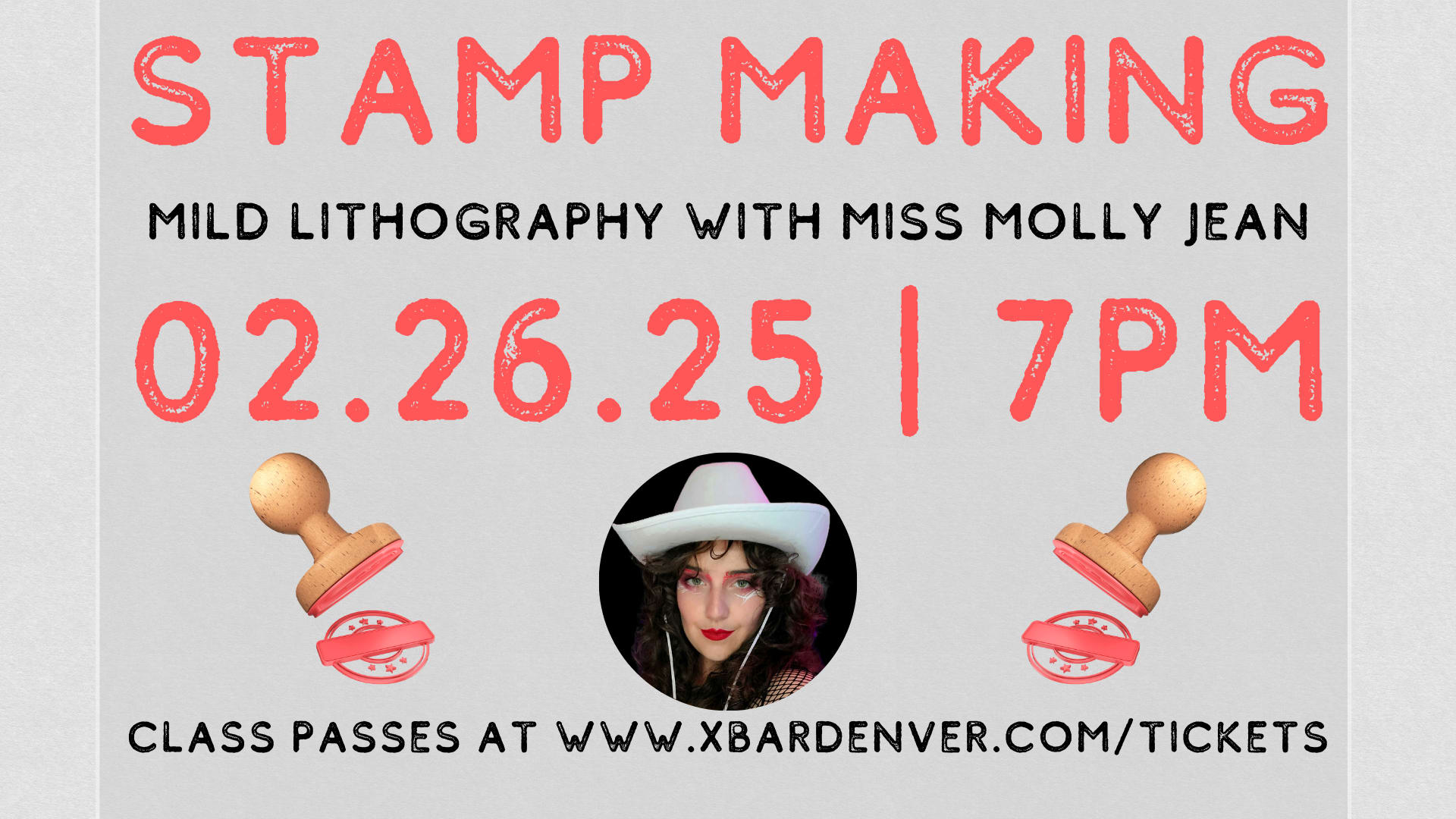 Stamp Making | Mild Lithography With Miss Molly Jean Cover