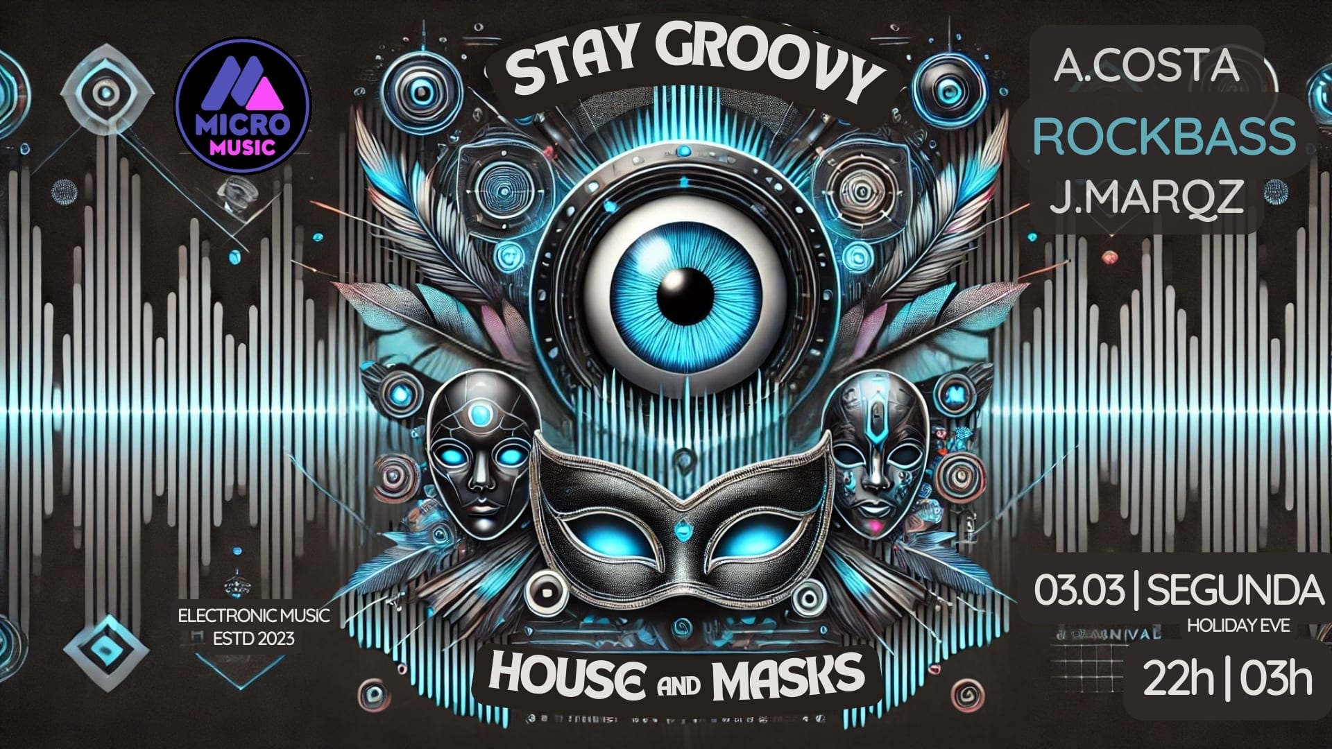 Stay Groovy - House And Masks Cover