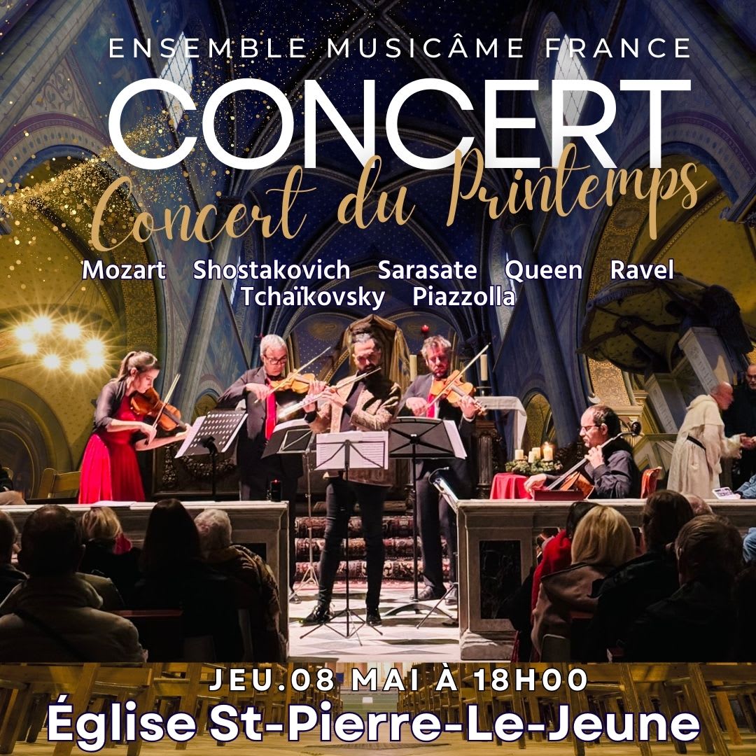 Musicâme France: Concert Du Printemps À Strasbourg Cover