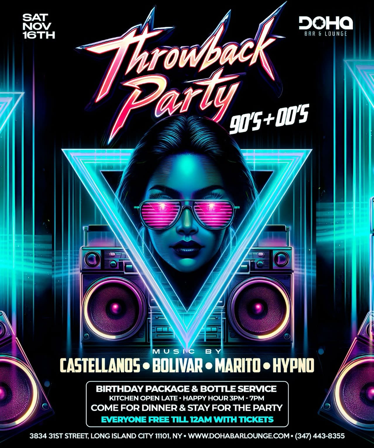 90's & 00's Throwback Party At Doha Bar Lounge! Cover