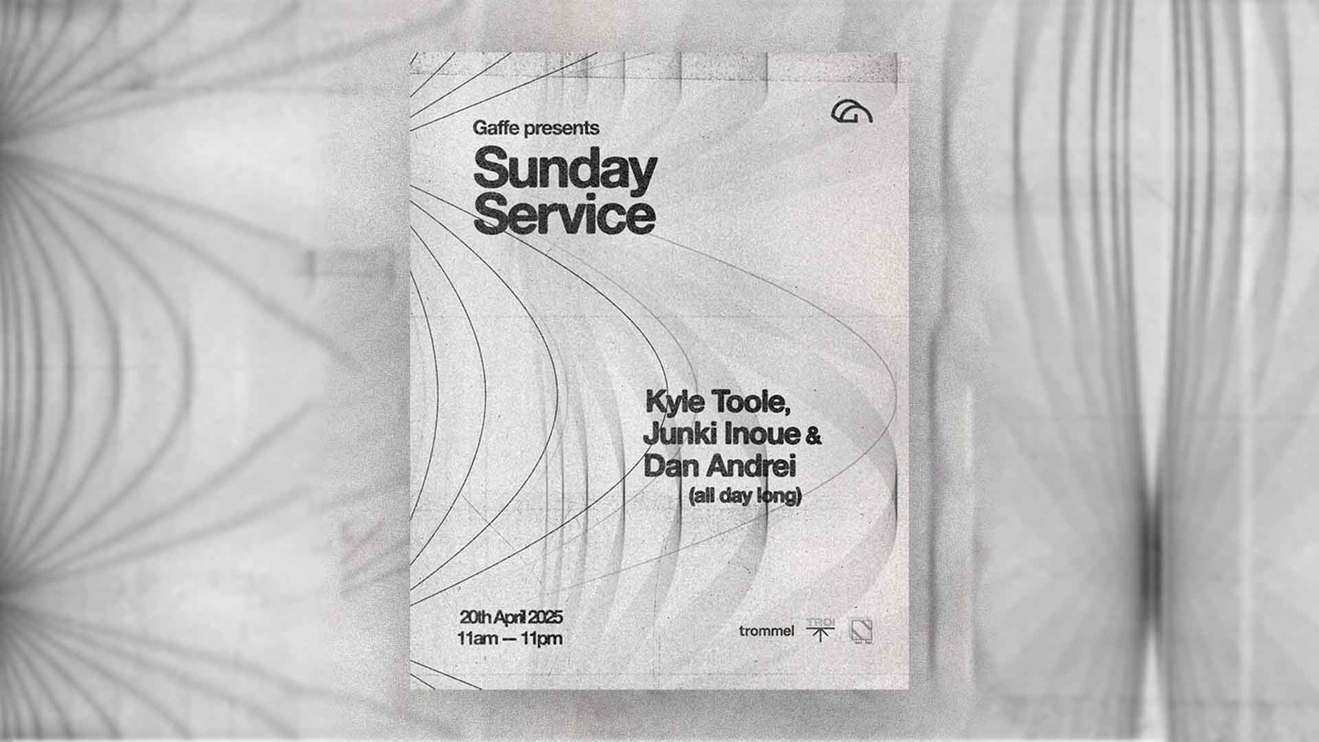 Gaffe Presents: Sunday Service Cover