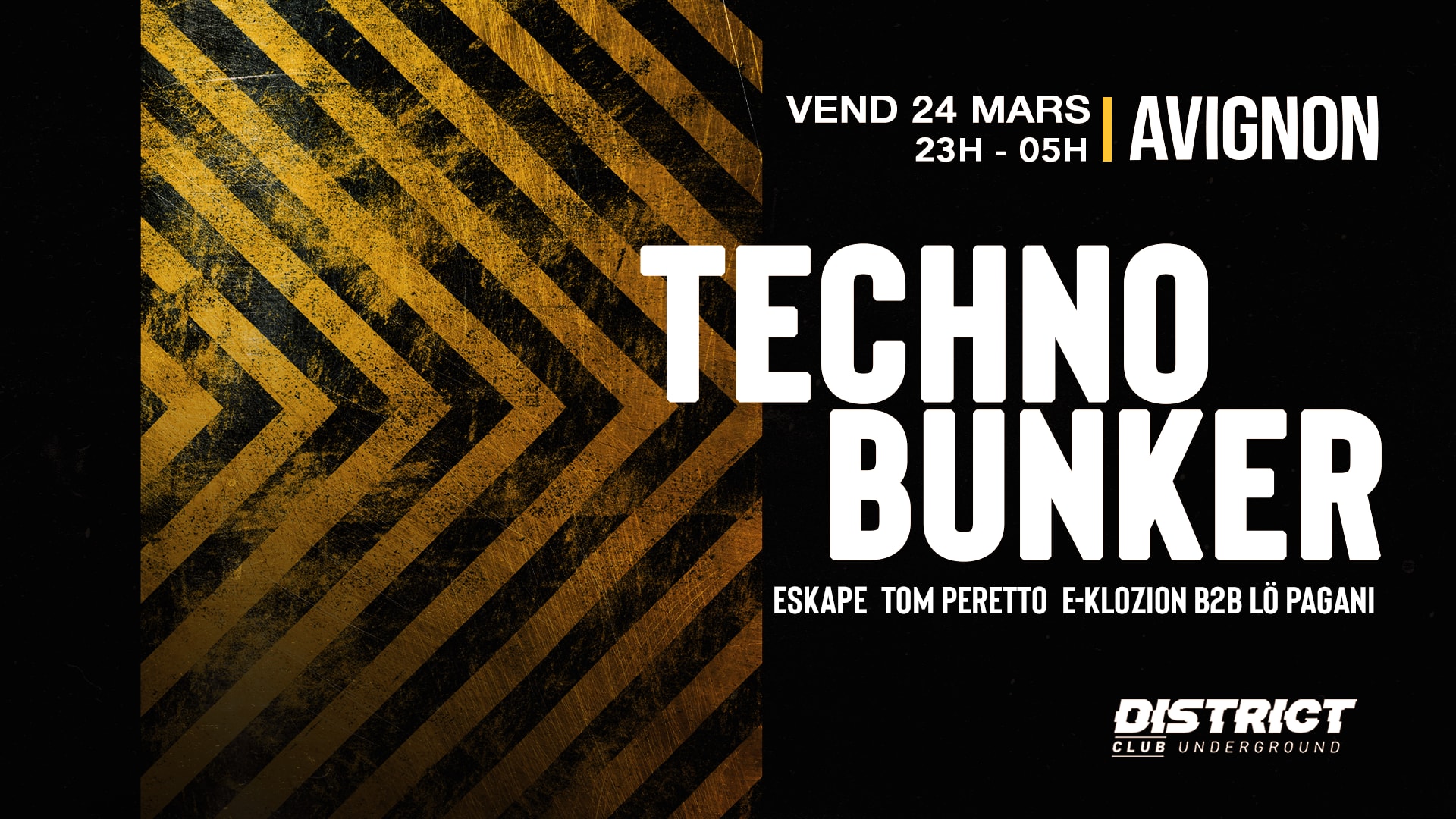 Techno Bunker III - District Avignon Cover