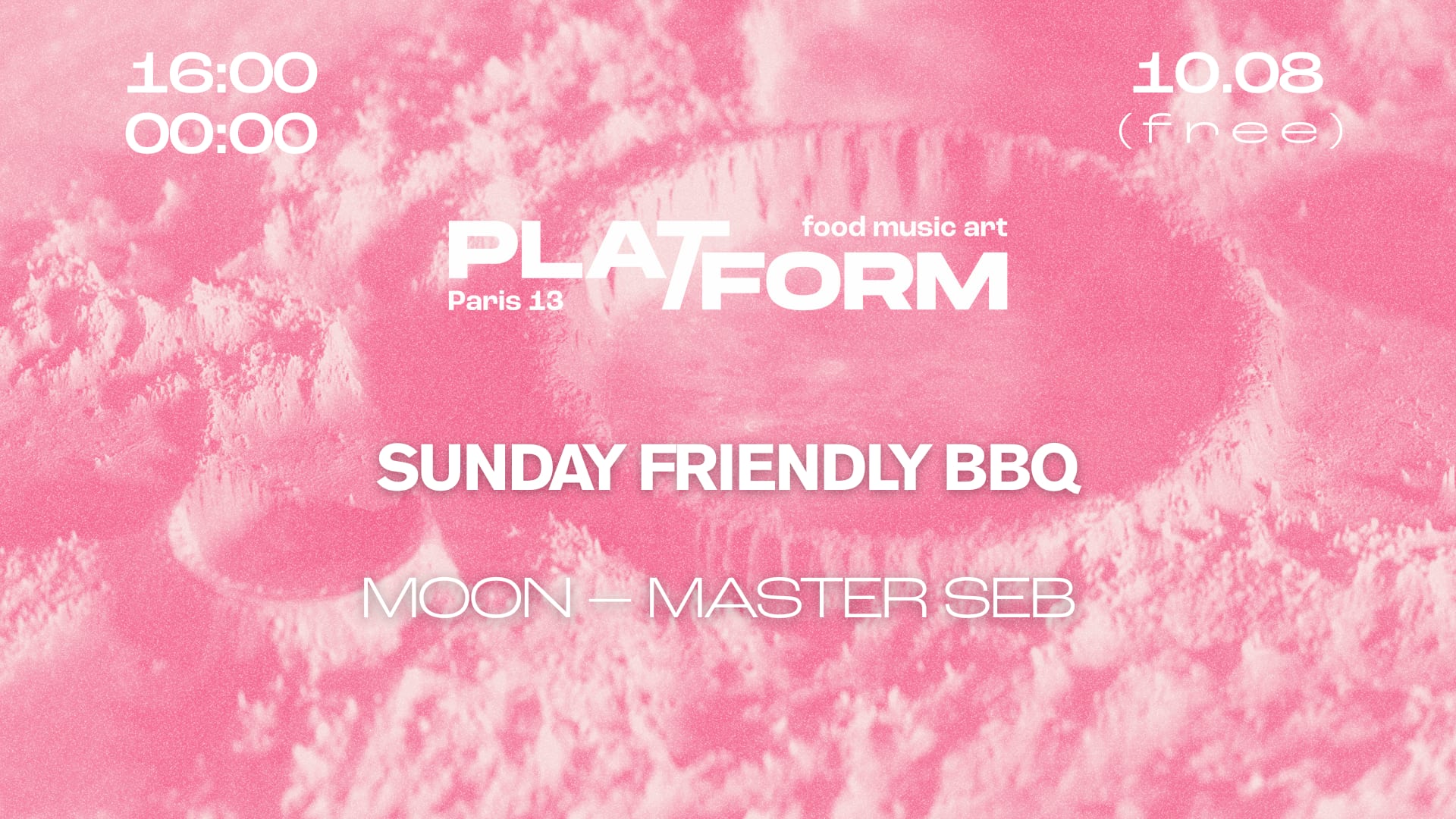Sunday Friendly Bbq  • Moon X Master Seb • Free Cover