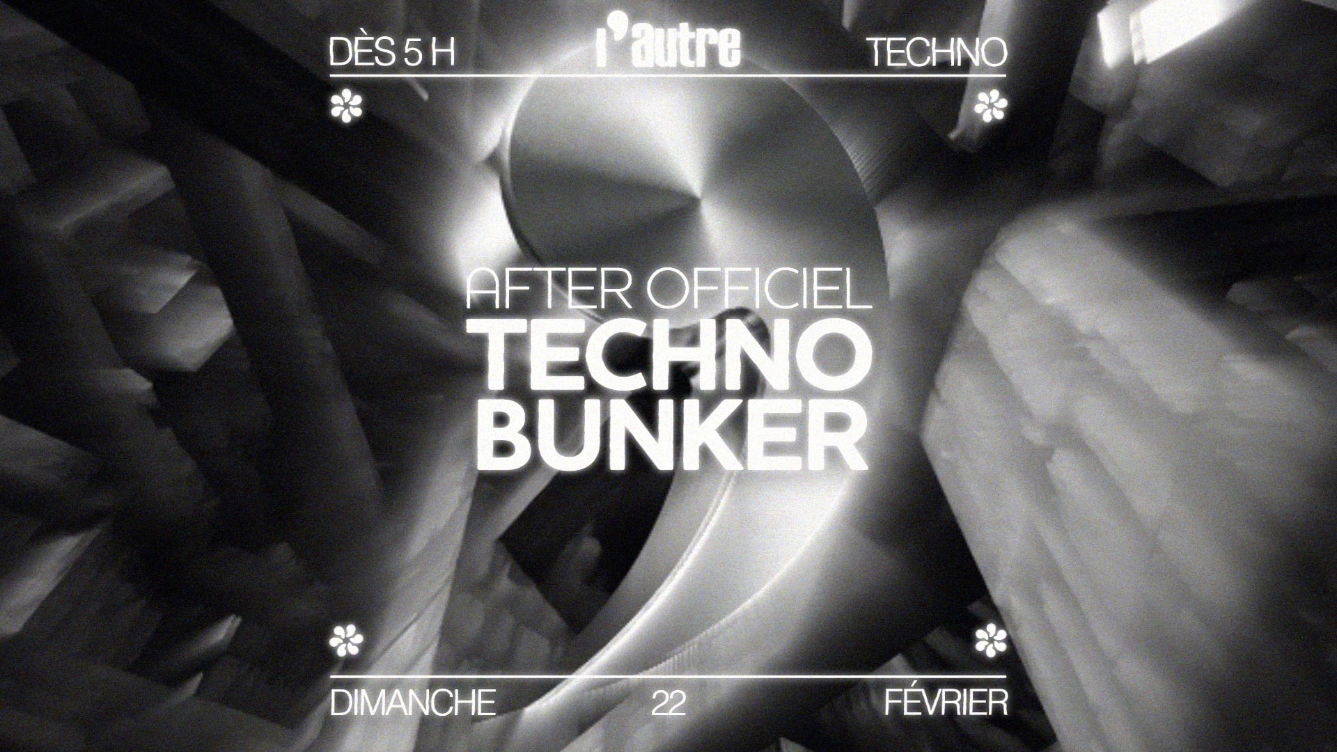 L’Autre Présente: After Officiel Techno Bunker (Plein Phare) Cover