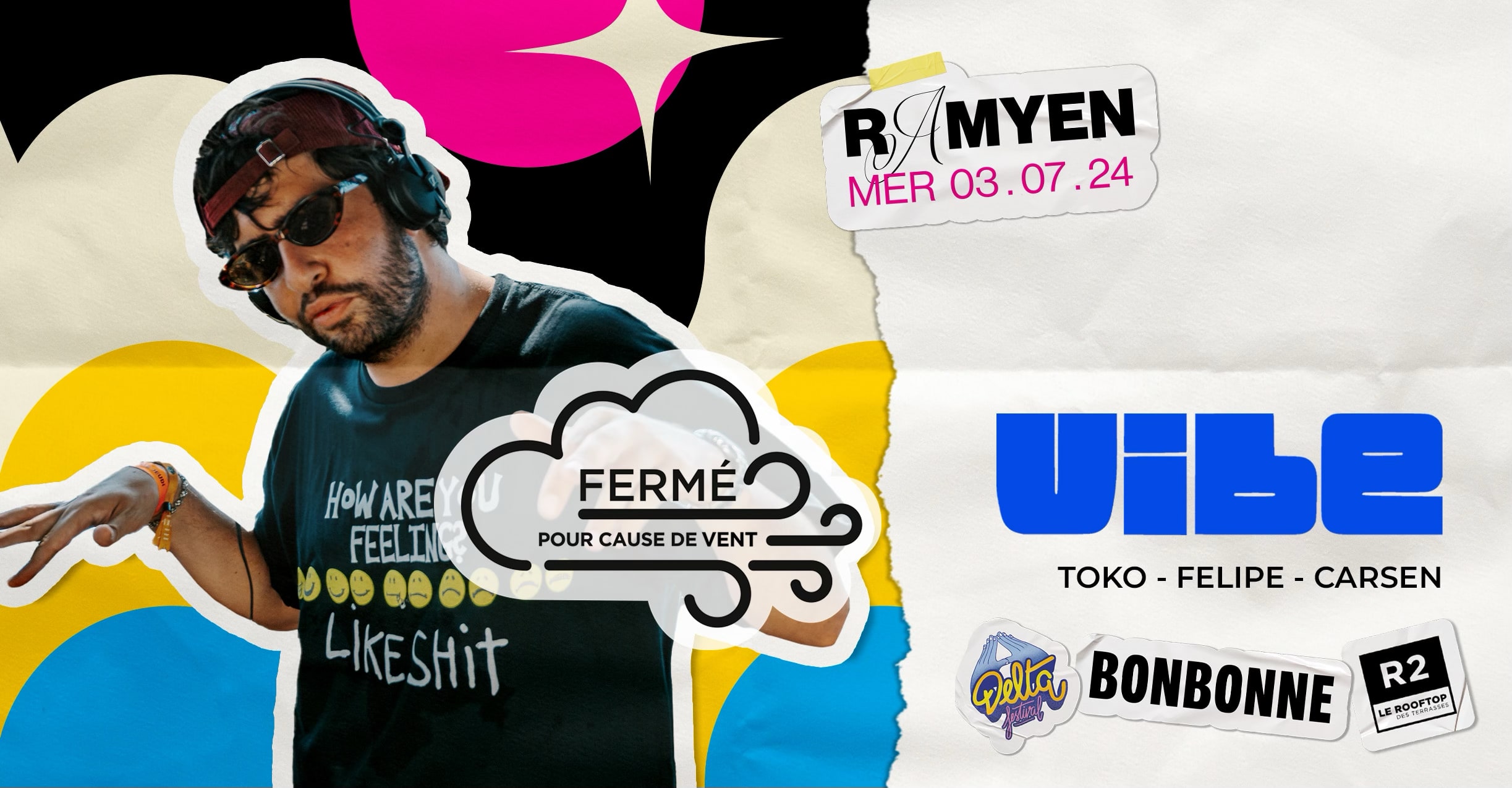 ( Annulé Cause Vent ) R2 I Le Rooftop - Vibe X Ramyen 03.07 Cover