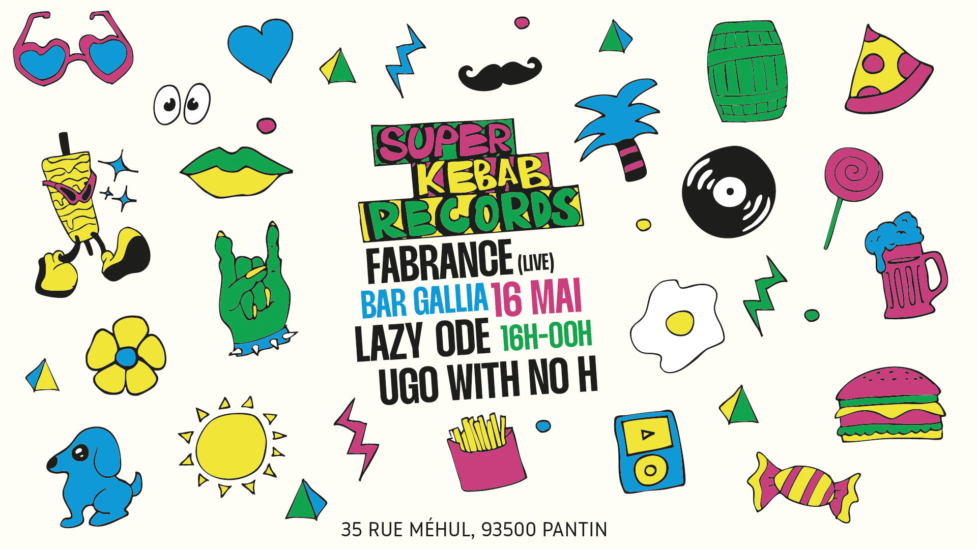 Banquet Au Bar Gallia : Super Kebab Records & Friends Cover