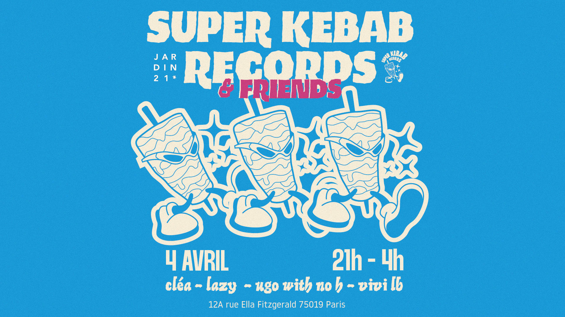 Super Kebab Records X Jardin21 ~ Dj Sets Cover