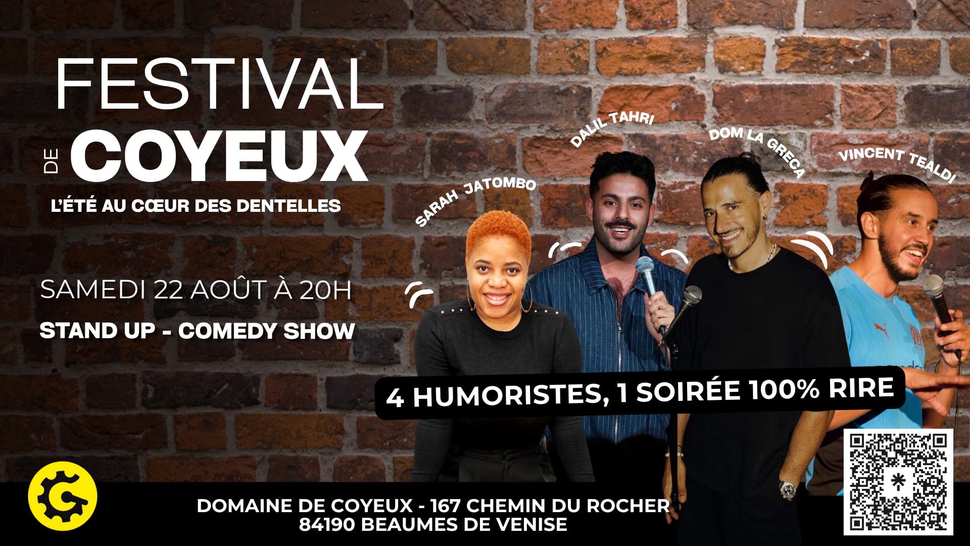 Stand Up - Garage Comedy Club X Domaine De Coyeux Cover