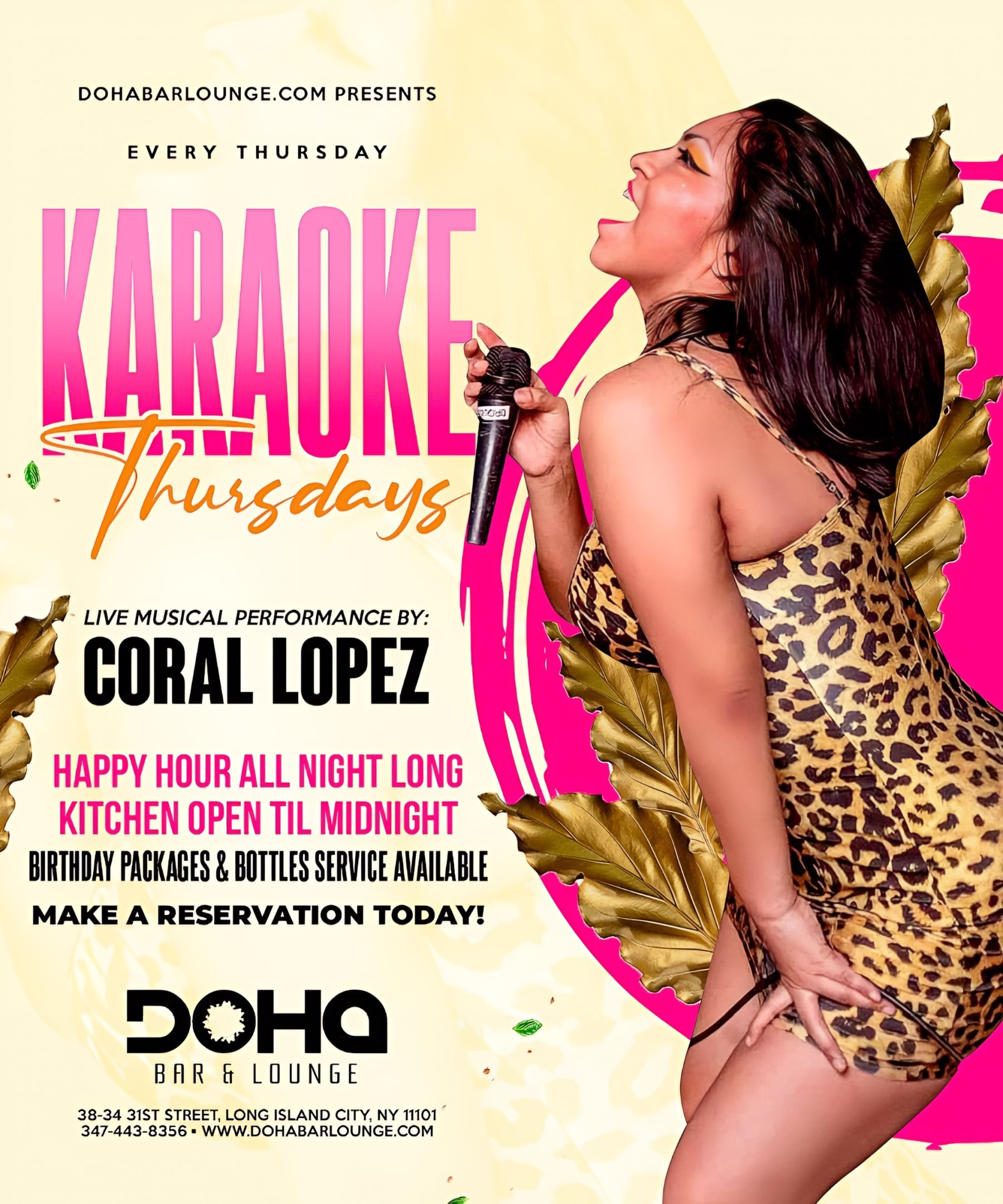 Karaoke & Latin Fusion Night Cover