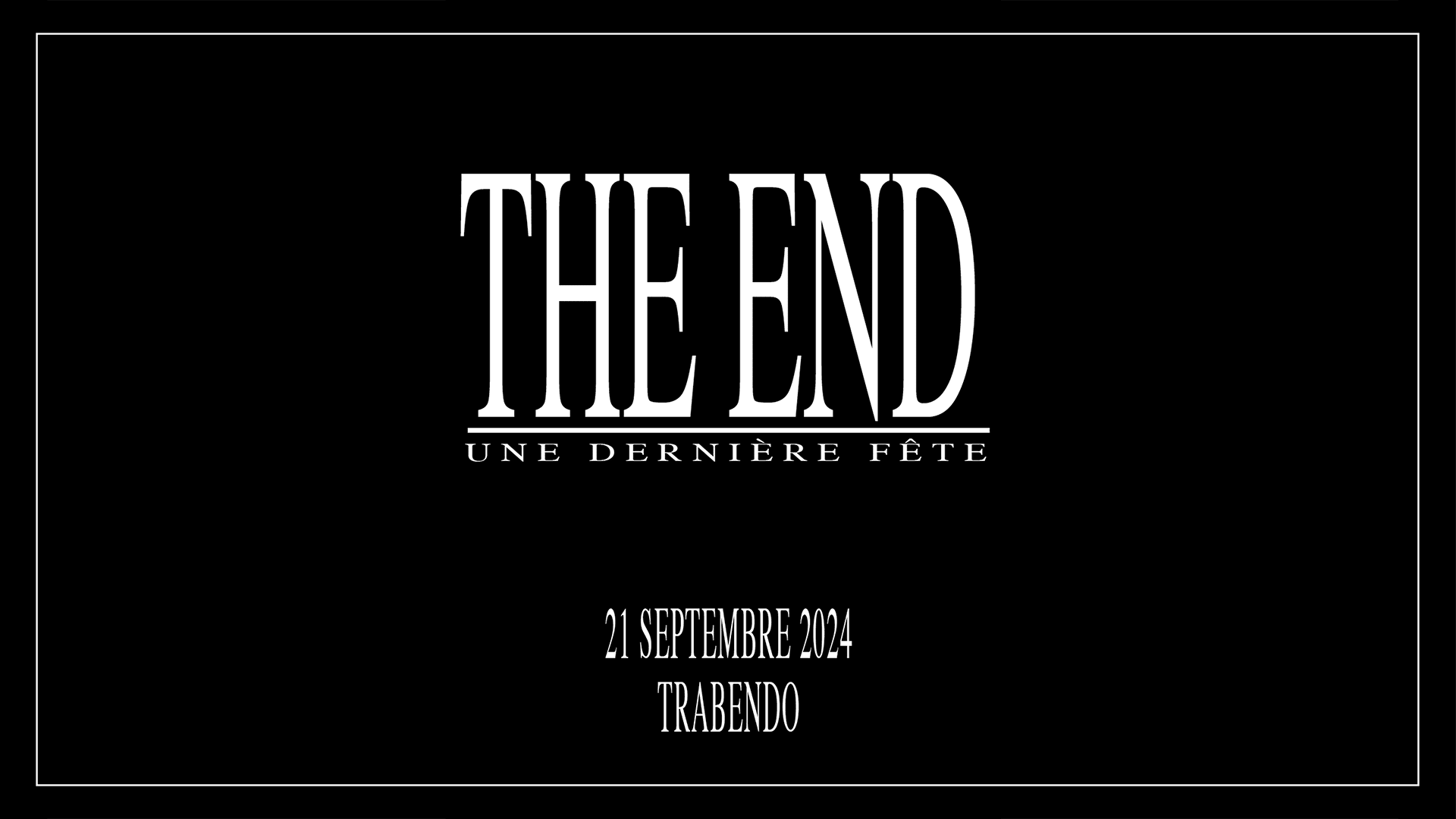 Casual Gabberz - The End (Une Dernière Fête) Cover