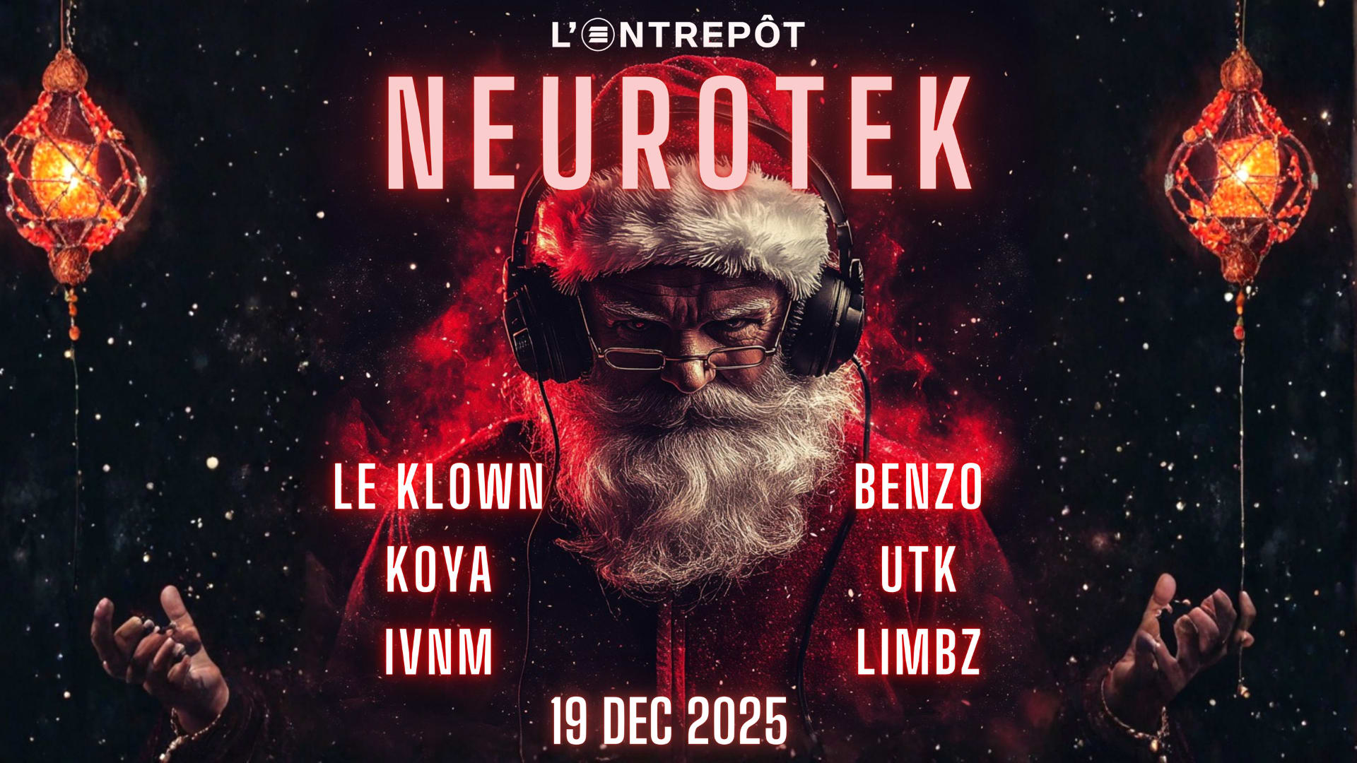 Neurotek W/ Le Klown / Benzø / Utk / Koya / Limbz / Ivnm Cover