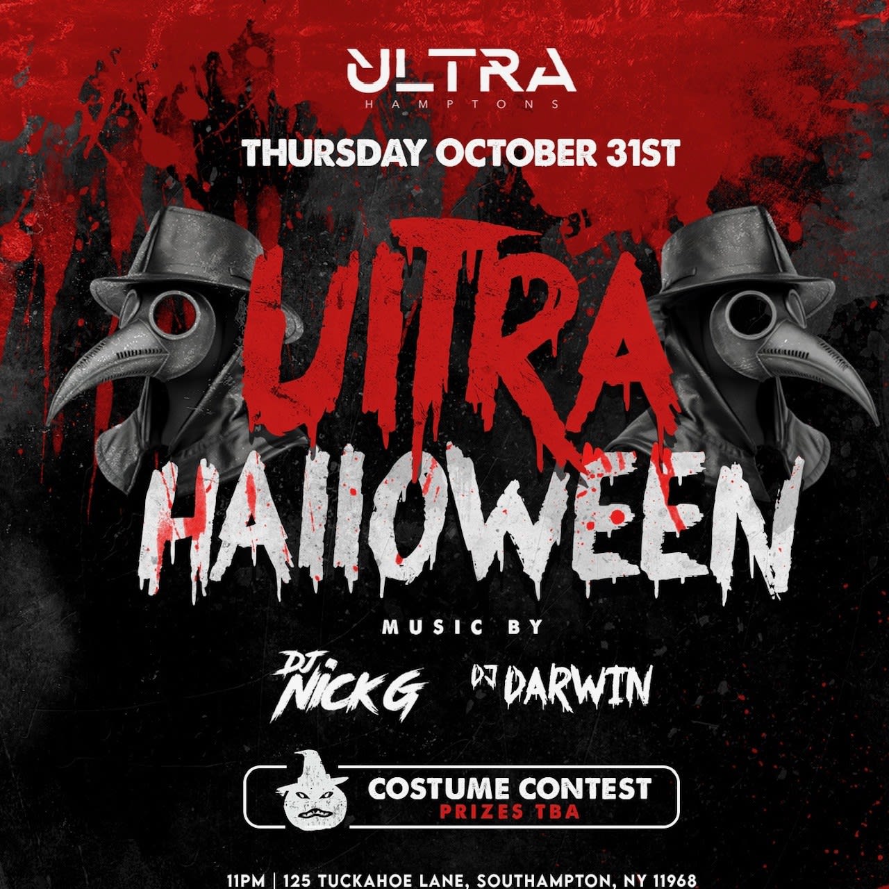 Ultra Club Hamptons Halloween Night Party (18 To Party) Cover