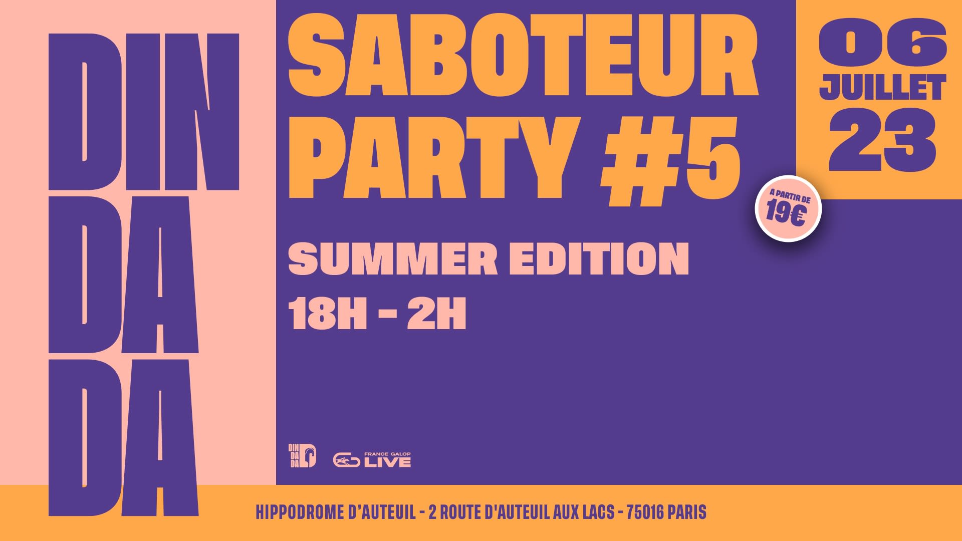 Din Dada : Saboteur Party #5 Summer Edition Cover
