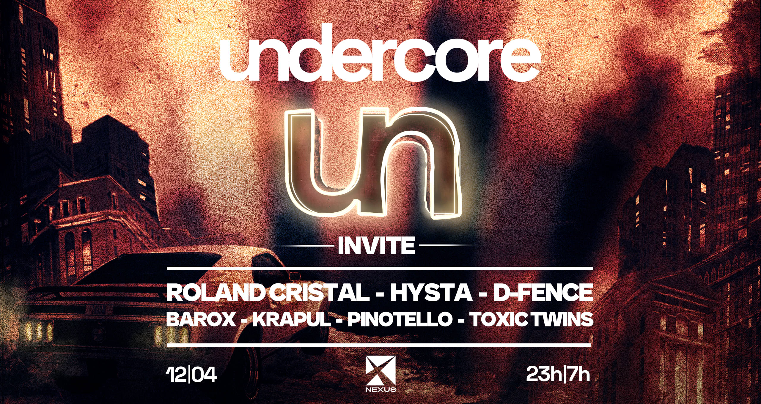 Undercore Invite Roland Cristal | Hysta | D-Fence & More Cover