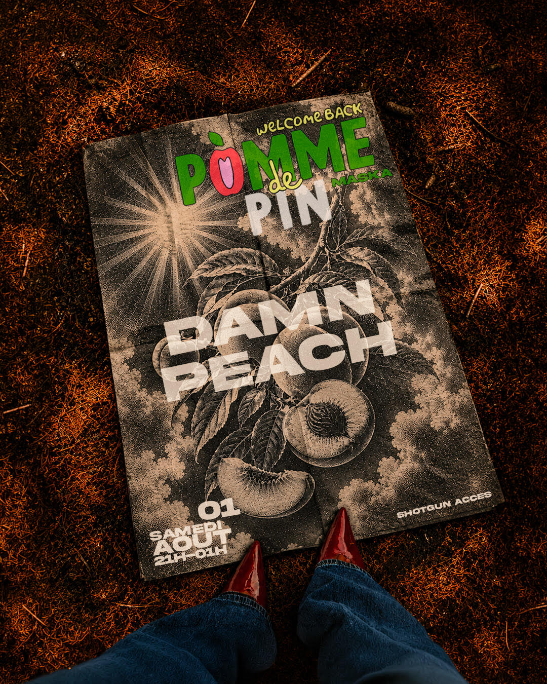 Pomme De Pin Damn Peach Cover