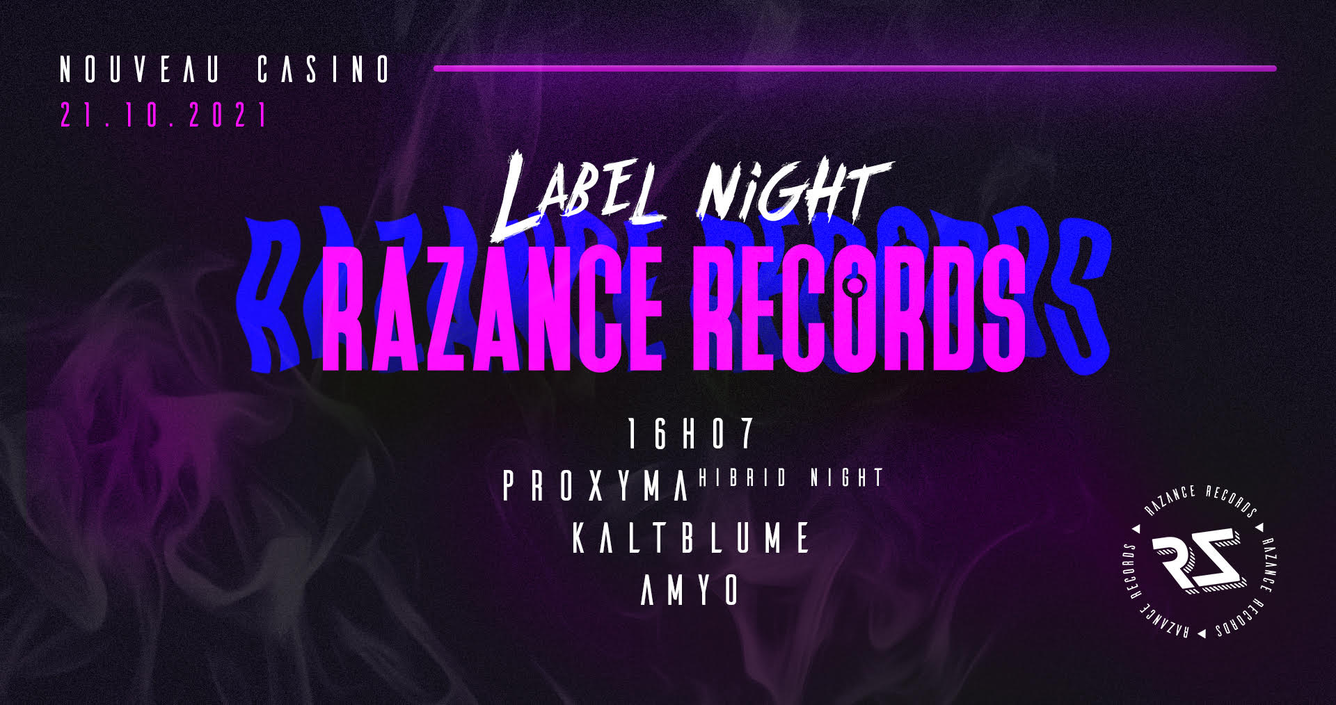 Razance : Label Night  Cover