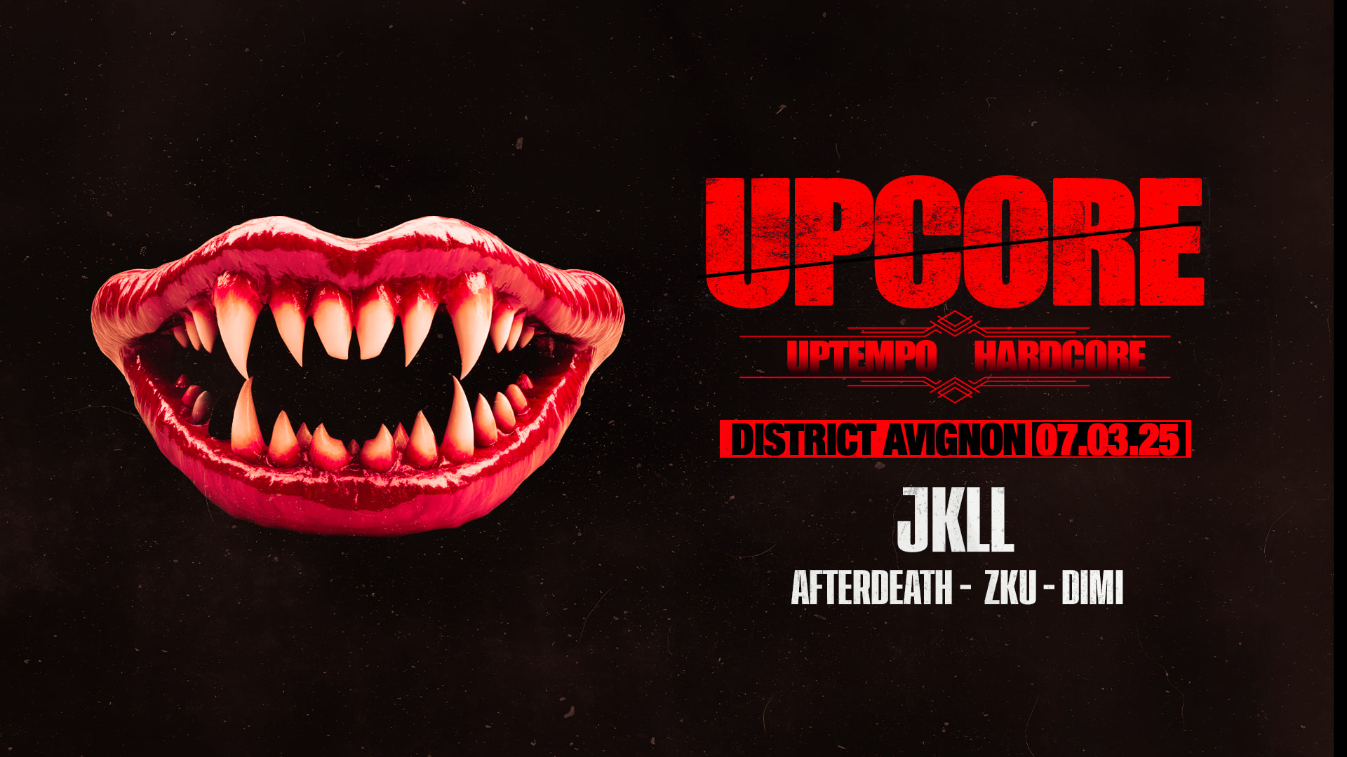Upcore : Uptempo / Hardcore - Jkll - Afterdeath - Zku - Dimi Cover
