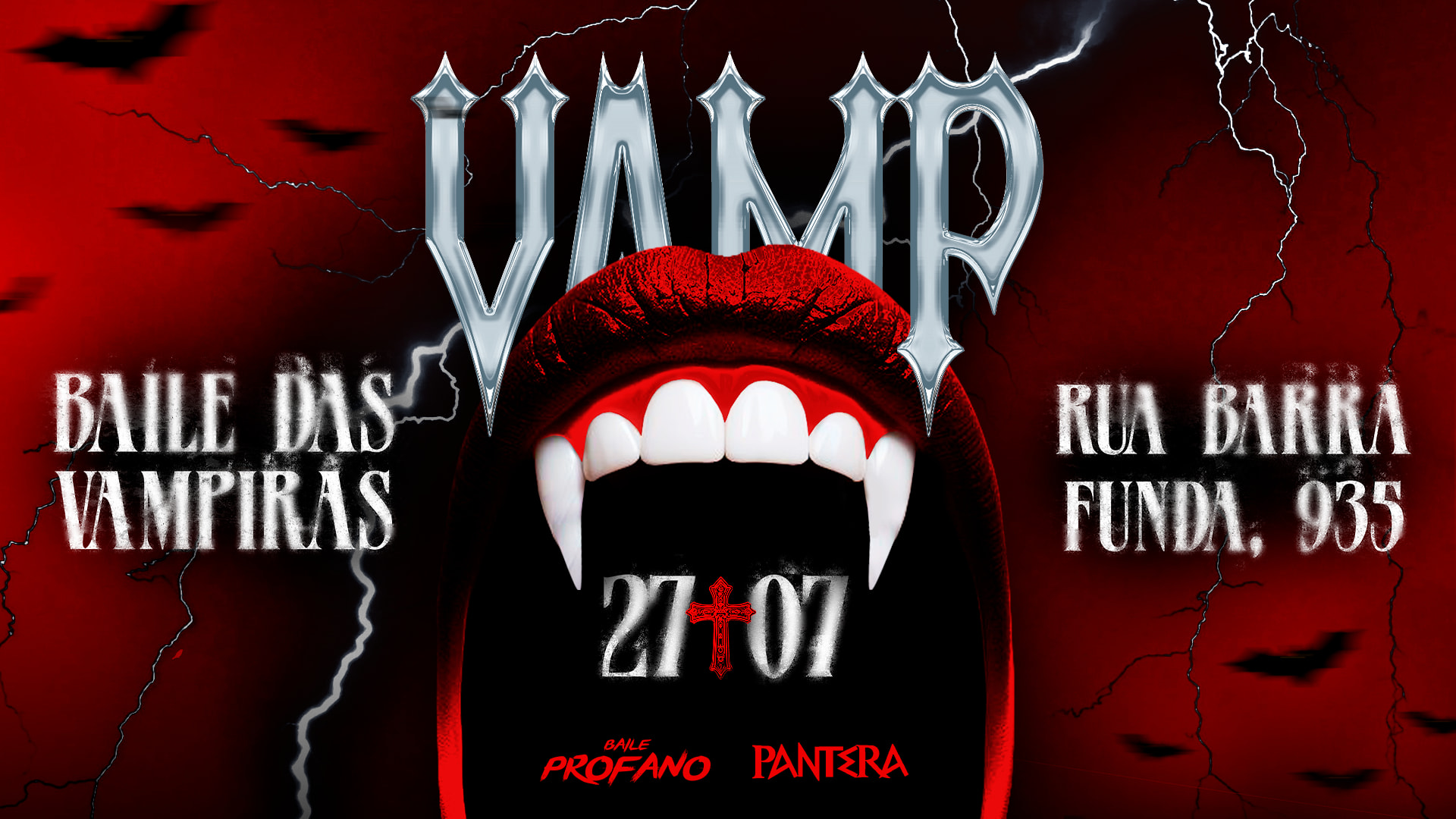 Baile Profano: Noite Das Vampiras Cover