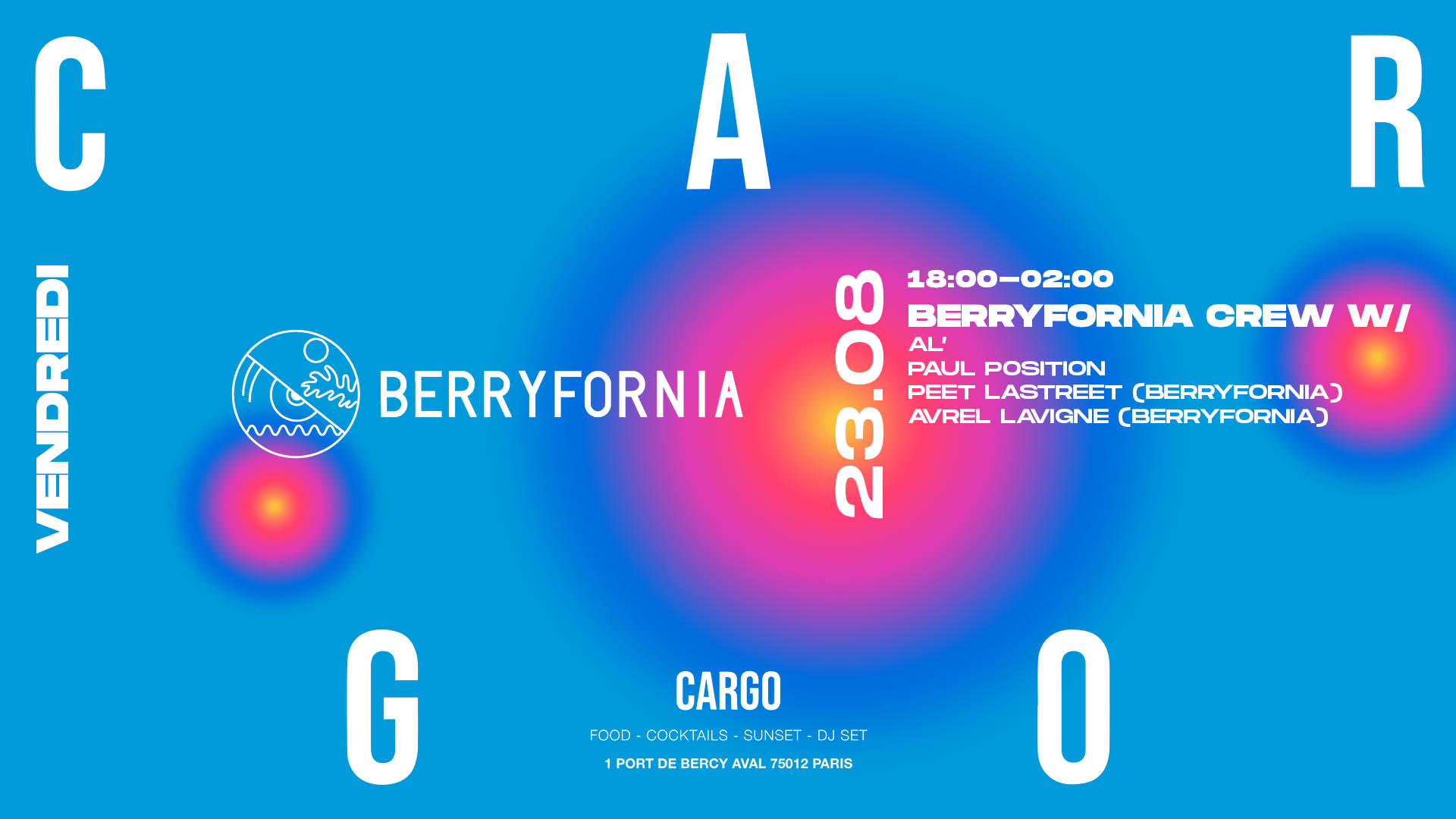 Cargo X Berryfornia Crew Cover