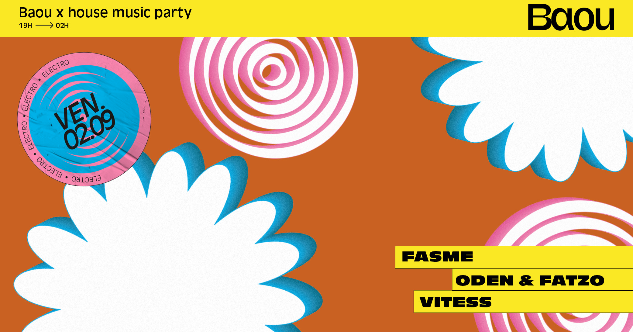 Baou X House : Fasme / Oden & Fatzo / Vitess Cover