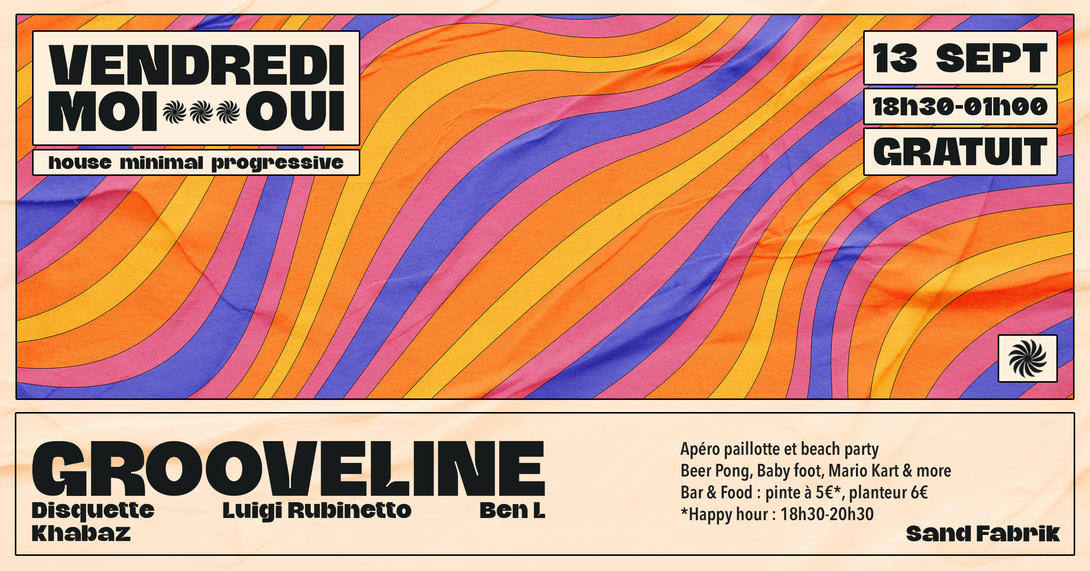 Vendredi Moi Oui W/ Grooveline Cover