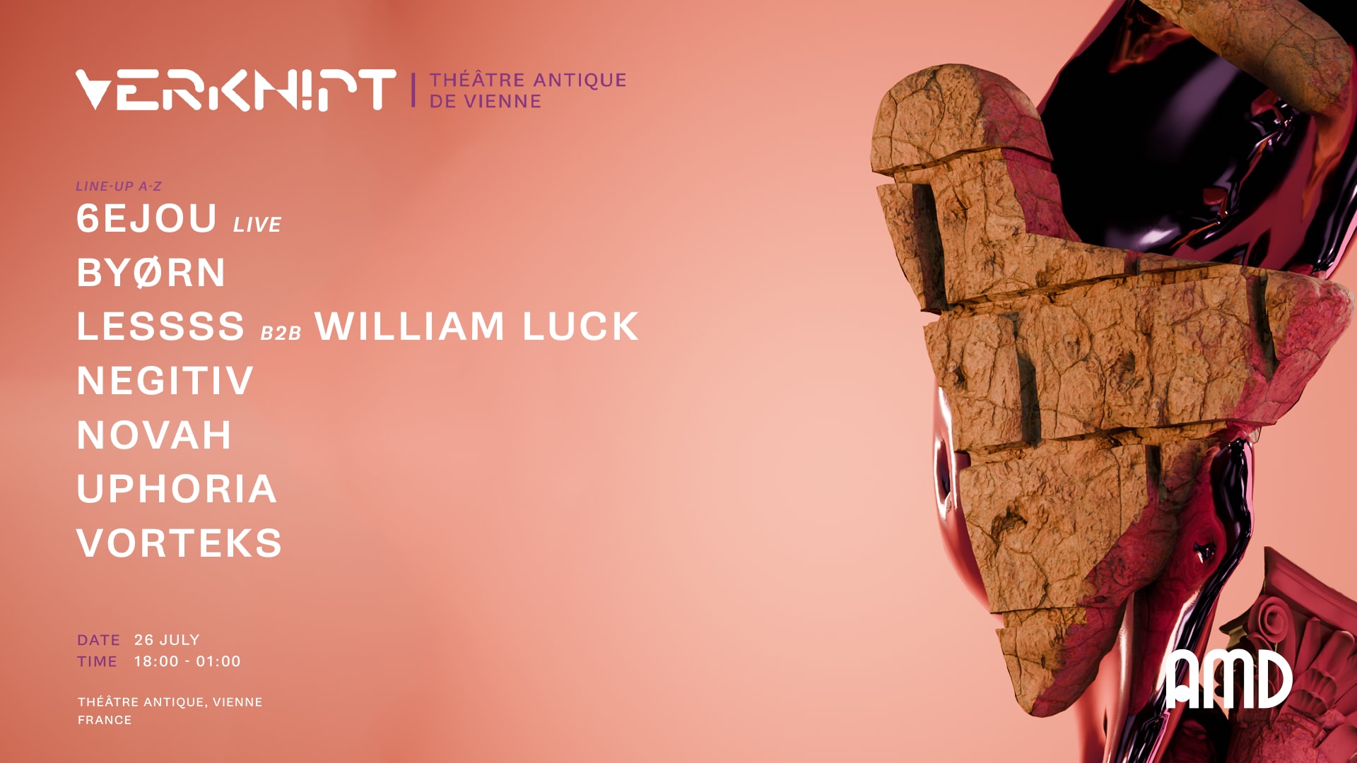 Verknipt Théâtre Antique De Vienne - 26 Juillet Cover