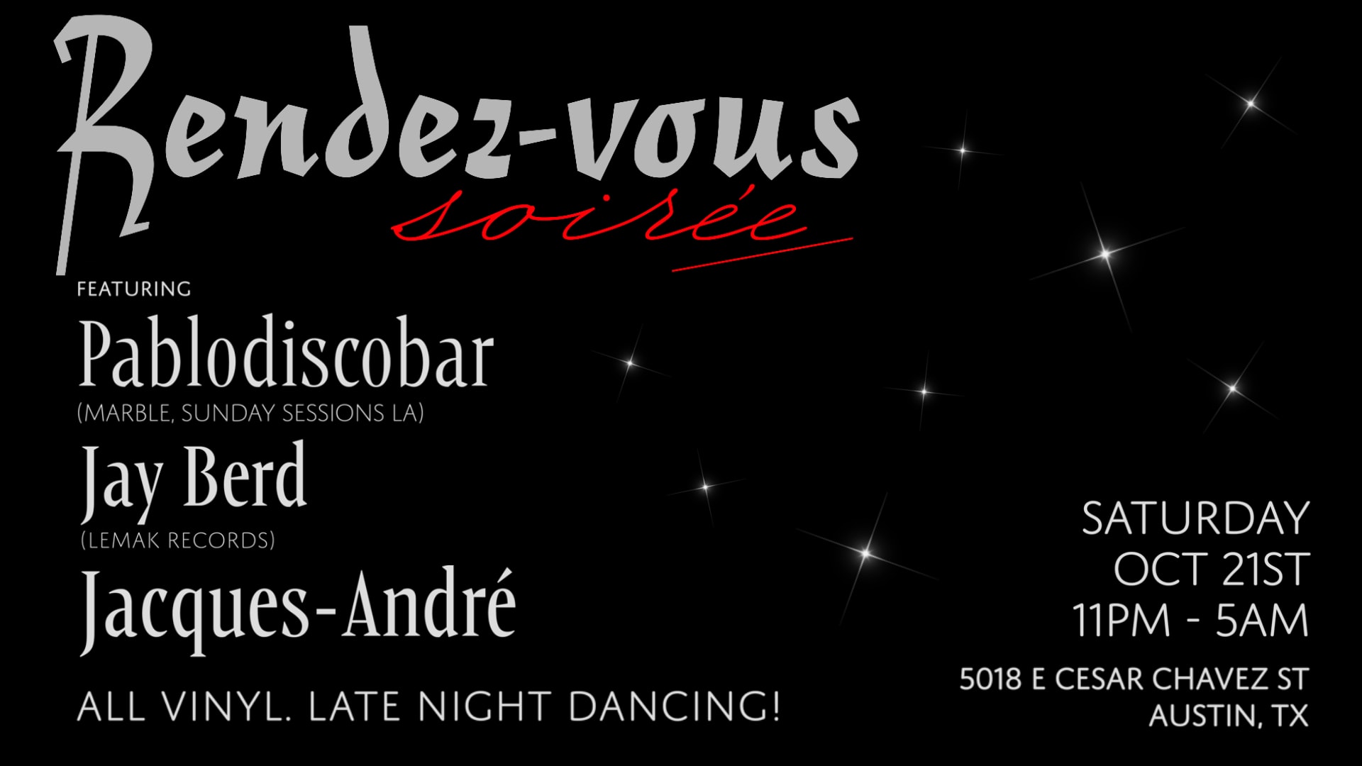 Rendez-Vous: Soirée | All Vinyl | After Hours Cover