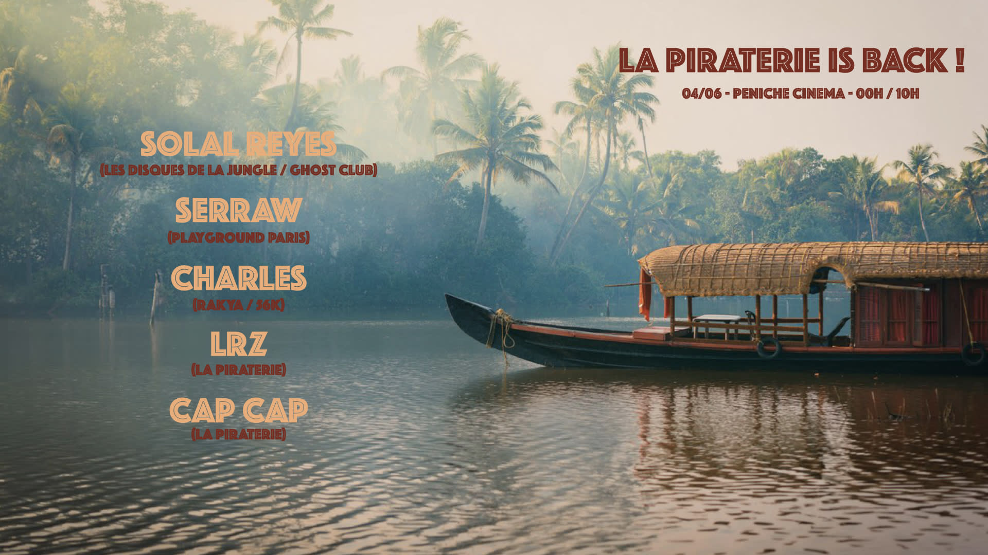 La Piraterie // Solal Reyes - Serraw - Charles - Lrz - Cap Cap  Cover