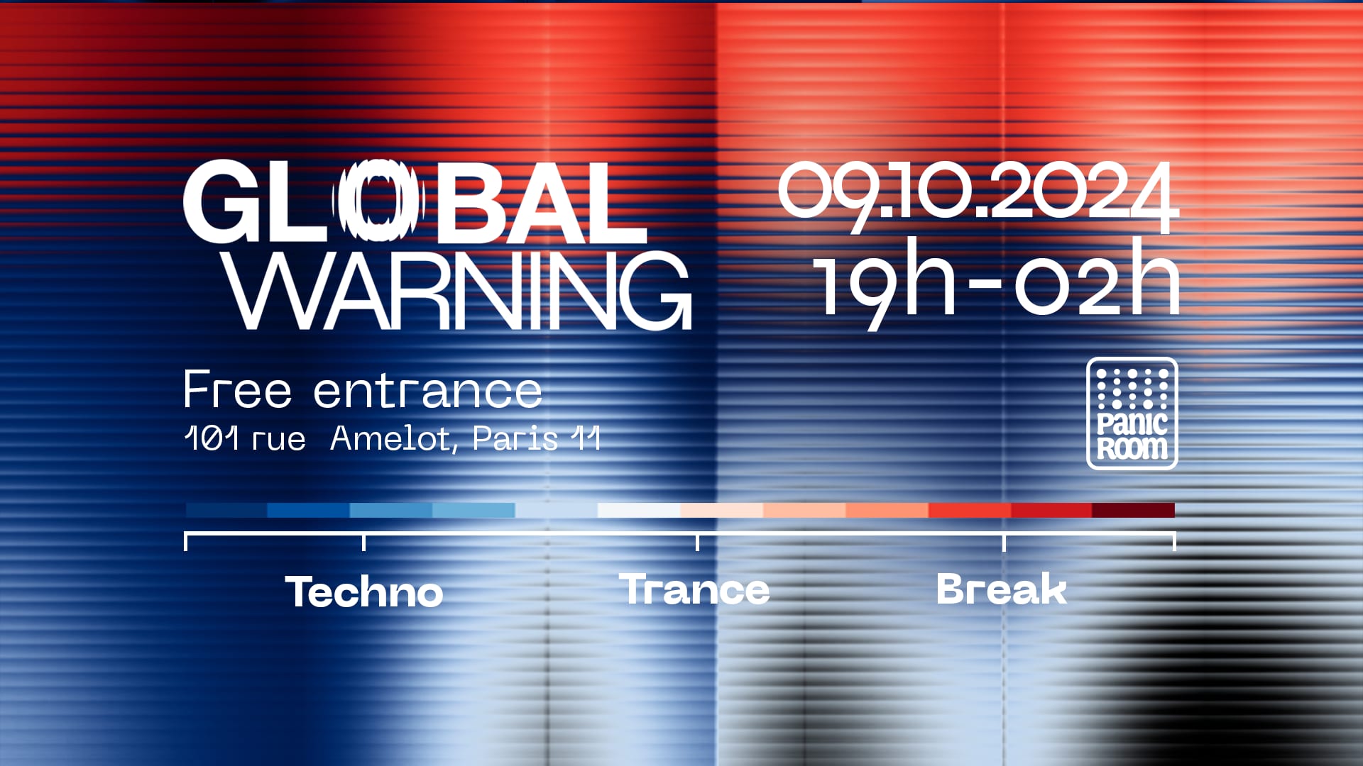 Global Warning X Panic Room Cover
