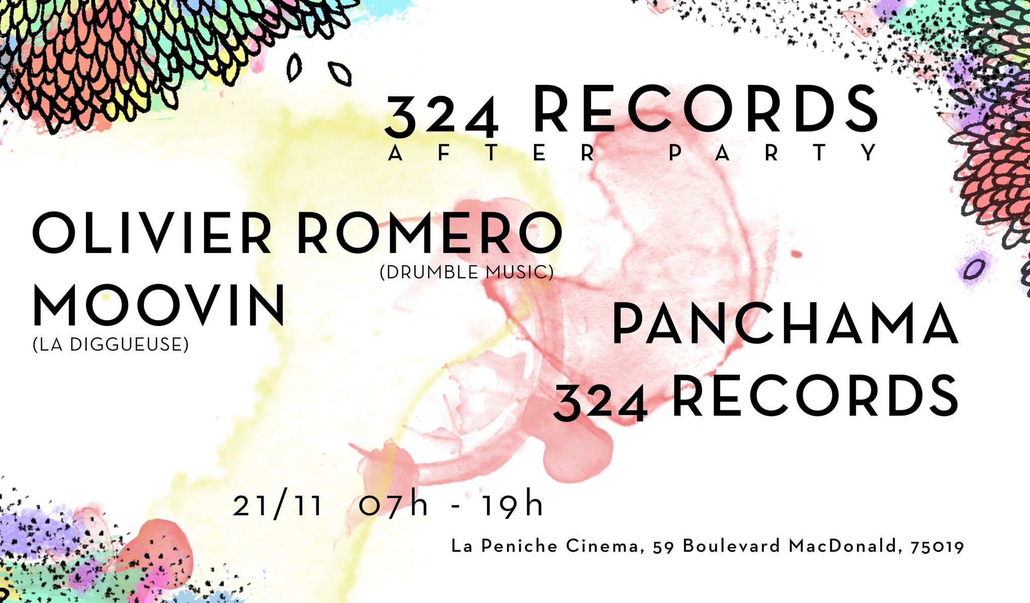 324 Records @La Peniche Cinéma : Olivier Romero / Moovin ... Cover