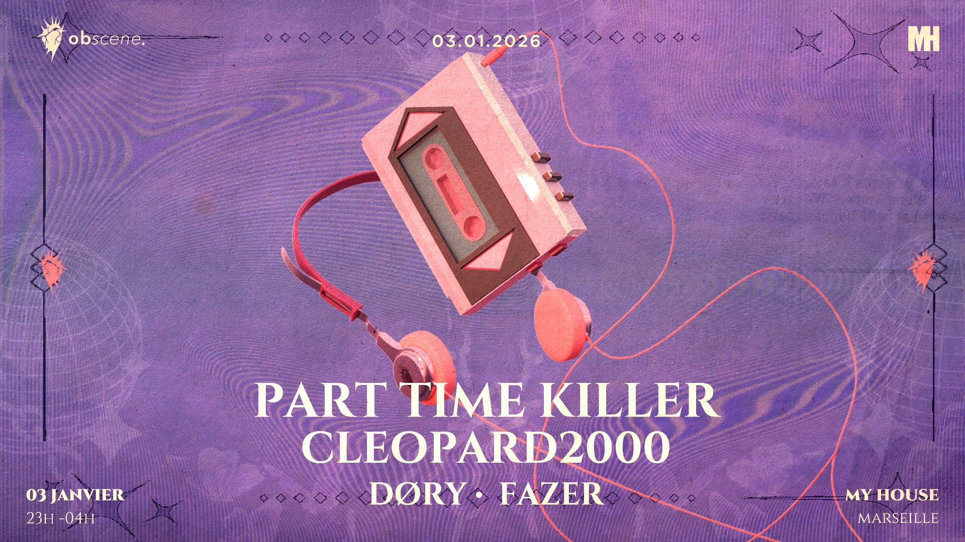 Obscene : Part Time Killer - Cleopard2000 - Døry - Fazer Cover