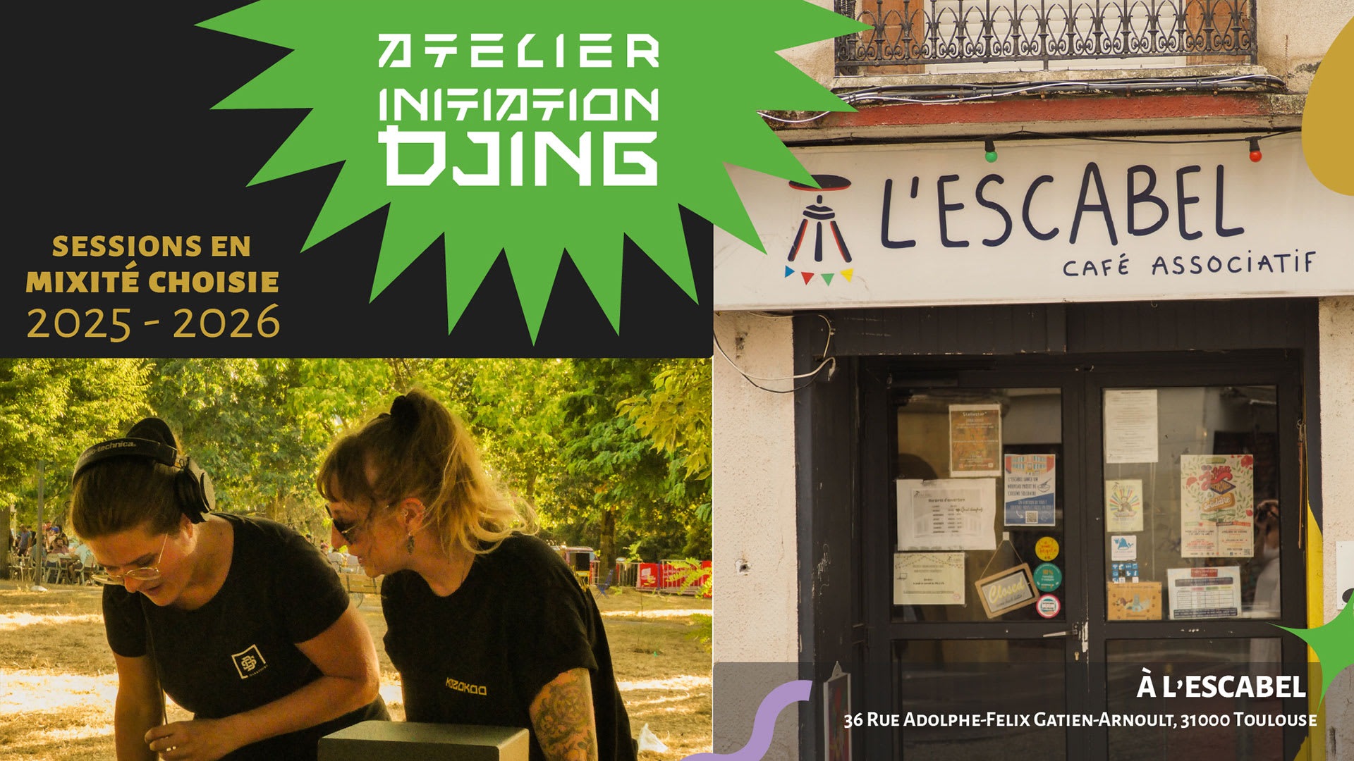 Atelier Découverte Du Djing - En Mixité Choisie (4 Mar) Cover