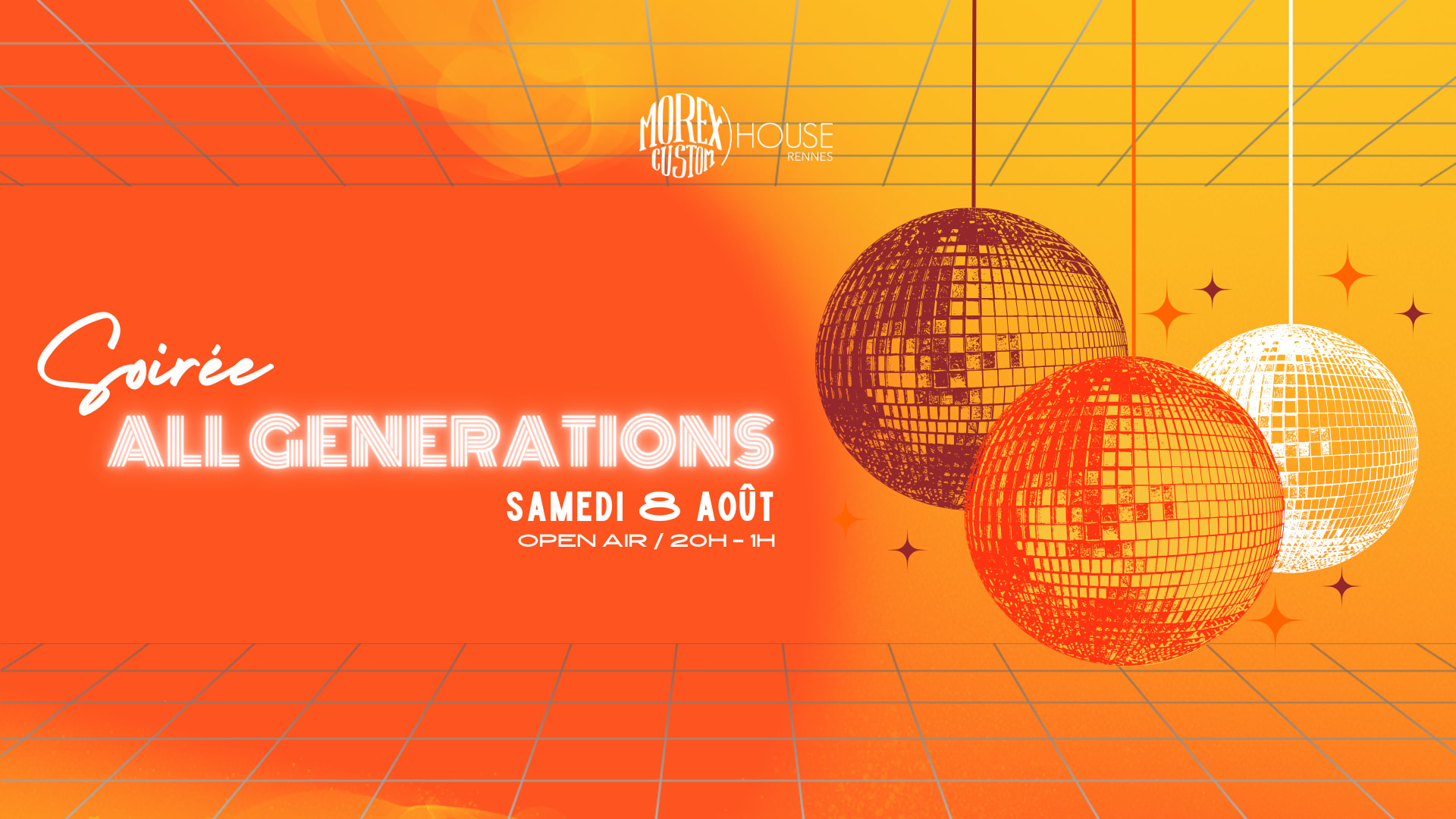 Soirée All Generations // Open Air // Morex Custom House Cover
