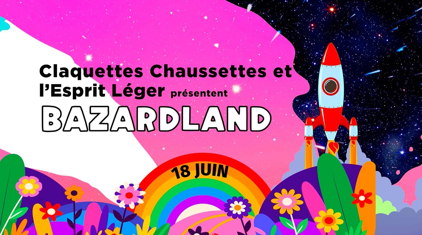 Claquettes Chaussettes X L'esprit Léger Présentent : Bazarland Cover