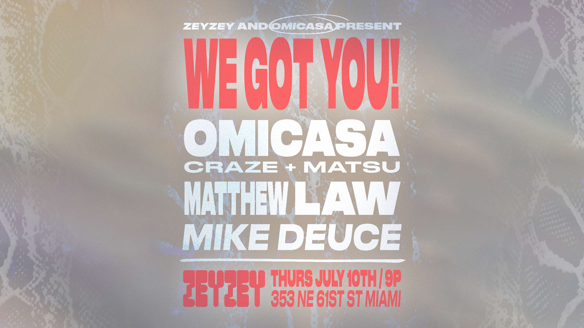 We Got You! Ft. Omicasa, Matthew Law, Mike Deuce Cover