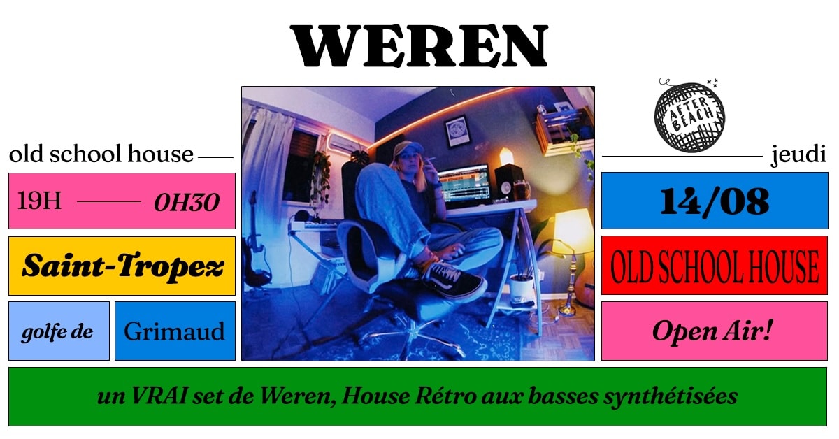 Weren (Dj Set) // Old School House, 80s Bass & Beats Cover