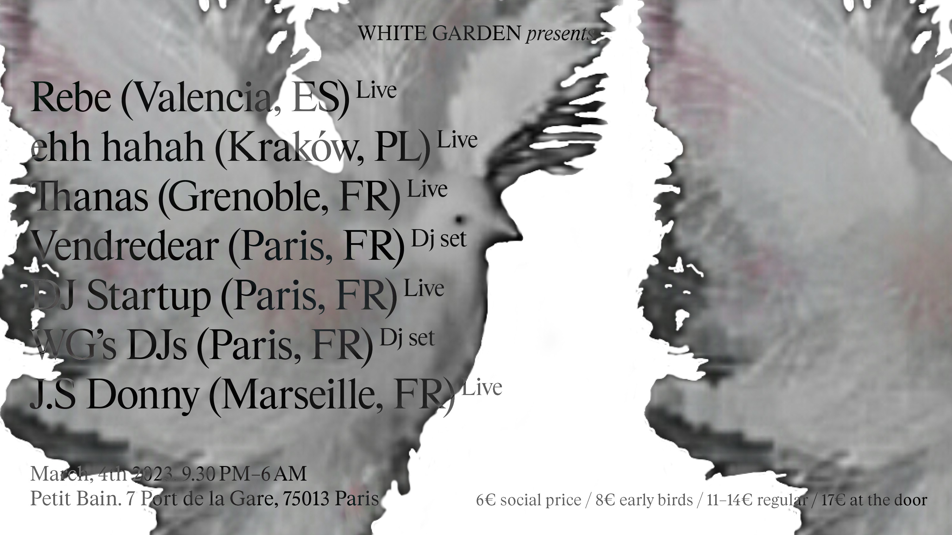 White Garden Cover