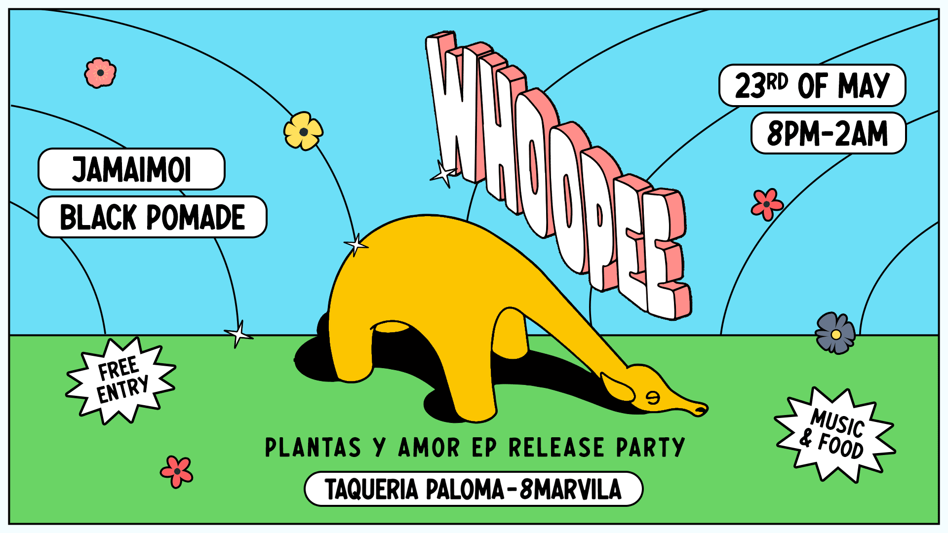 Whoopee Release Party At Taqueria Paloma Cover