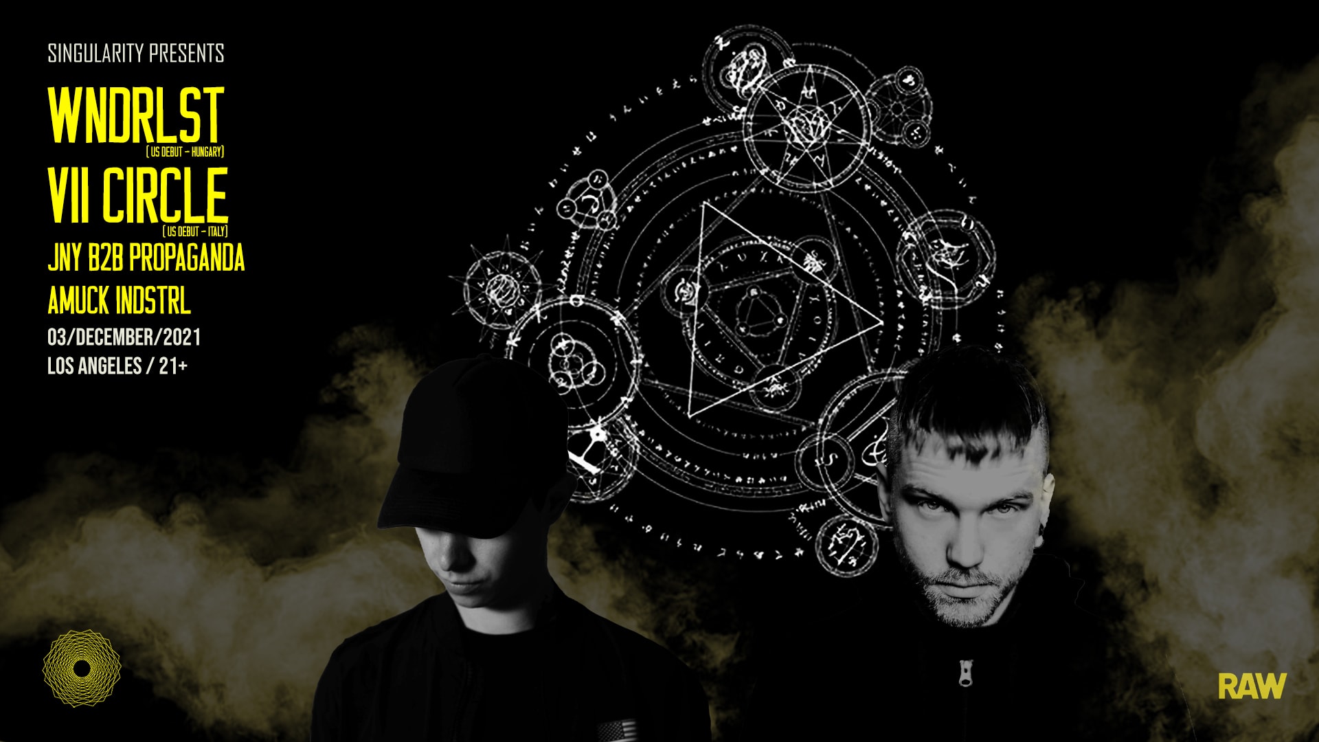 Singularity Pres. Wndrlst, VII Circle, + More Cover