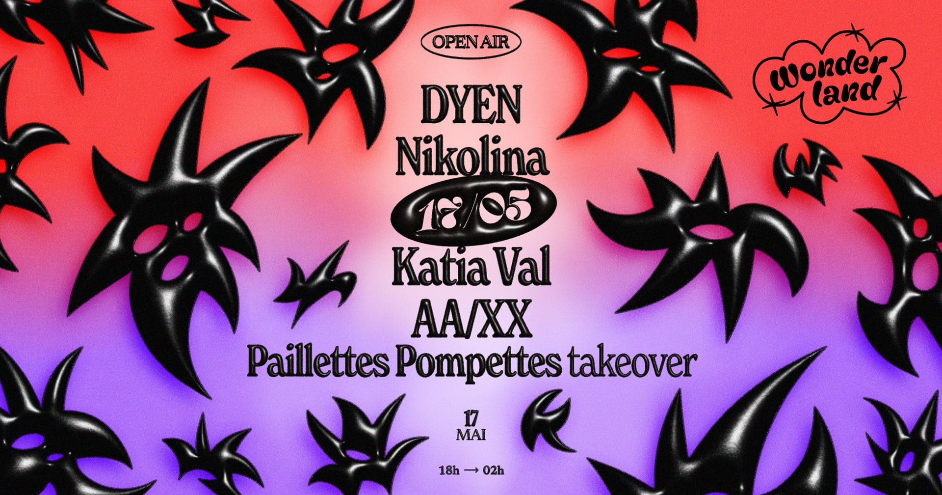 Wonderland Invite : Dyen - Nikolina - Katia Val - Aa/XX Cover