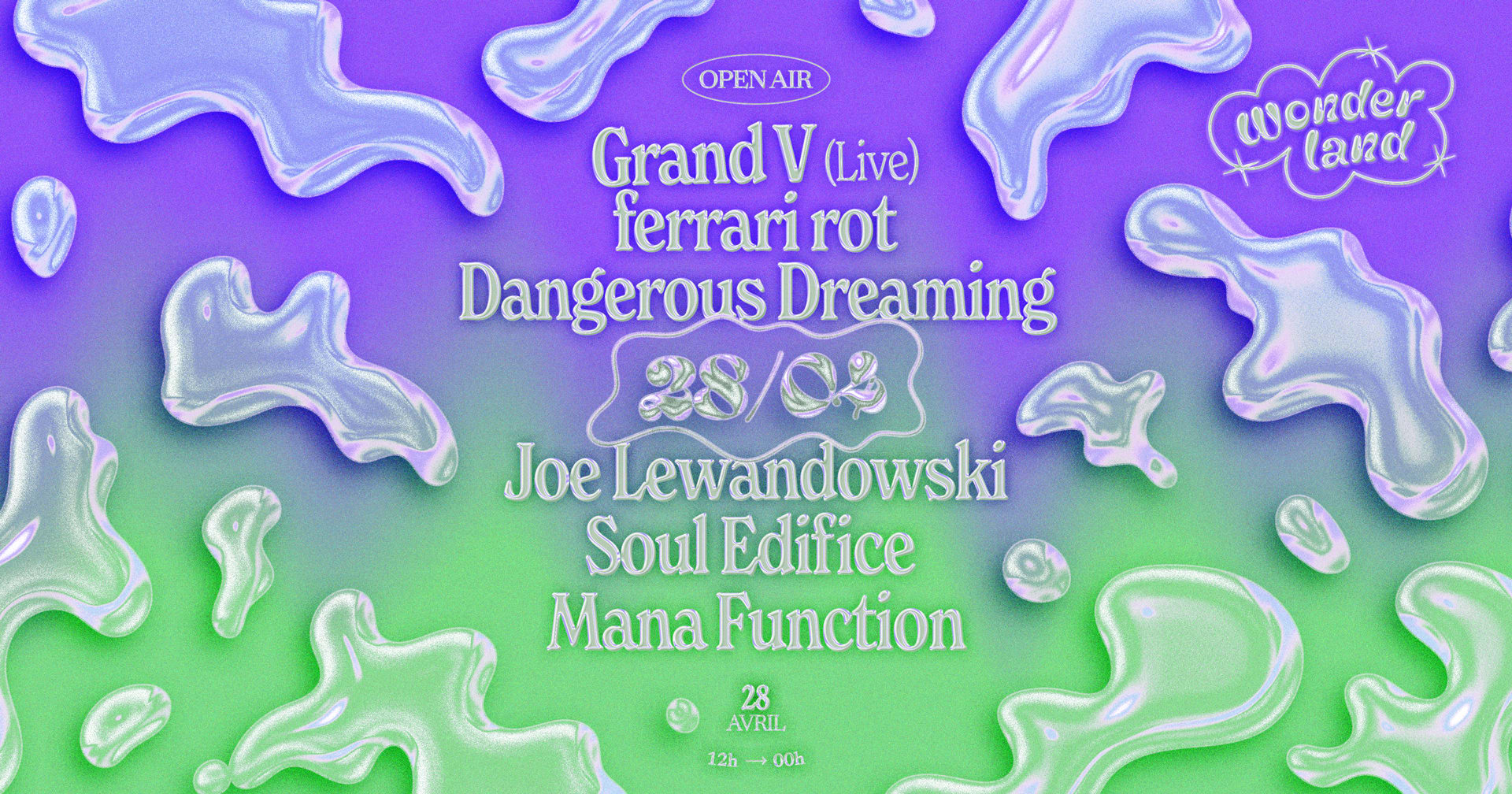 Wonderland Invite :  Grand V (Live) - Ferrari Rot Cover