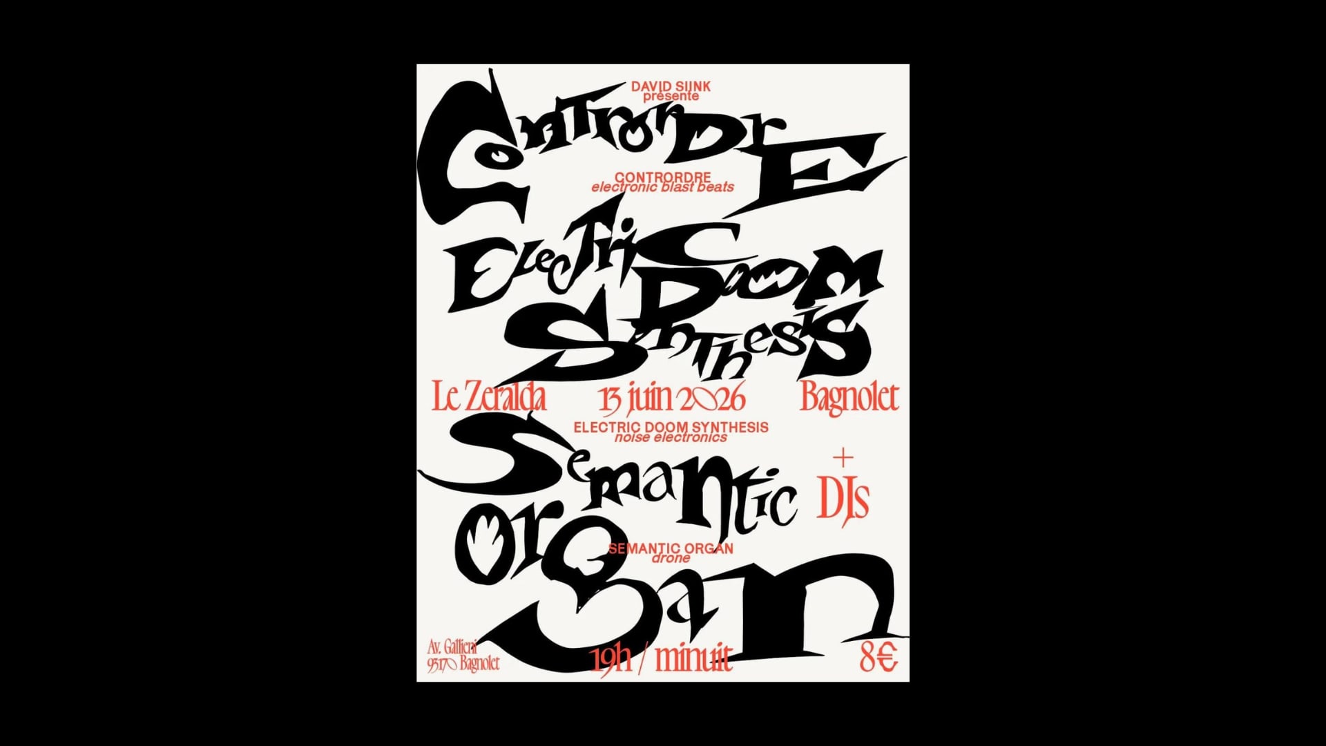 Contrordre, Electric Doom, Semantic Organ Cover