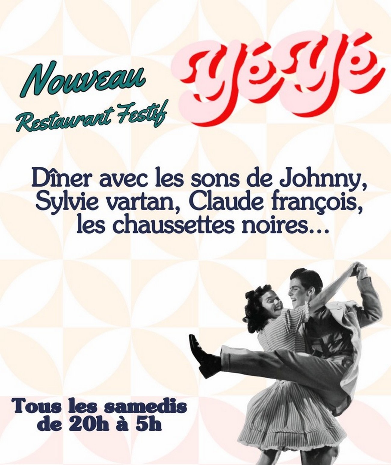 Soirée Yéyé Disco Au Chalet Du Lac Cover