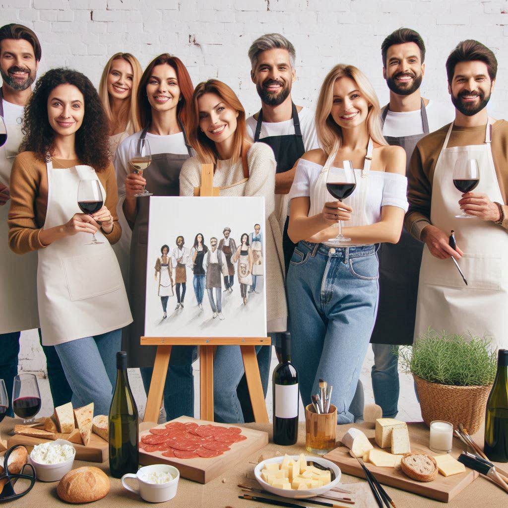 Sip & Paint - 2h Filled With Art, Unlimited Drinks, Snacks & Cover