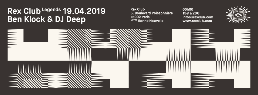 Rex Club Presente Legends: Ben Klock & Dj Deep Cover