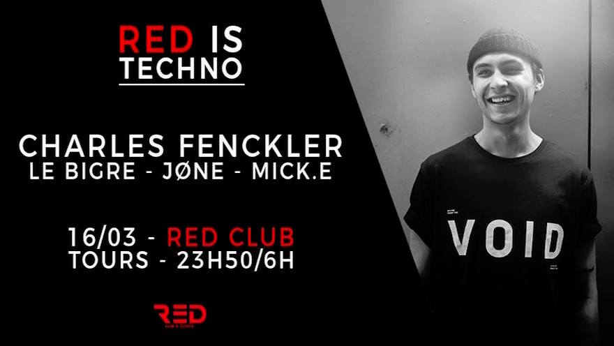 Red Is Techno #1 W/ Charles Fenckler + Guest ! Cover