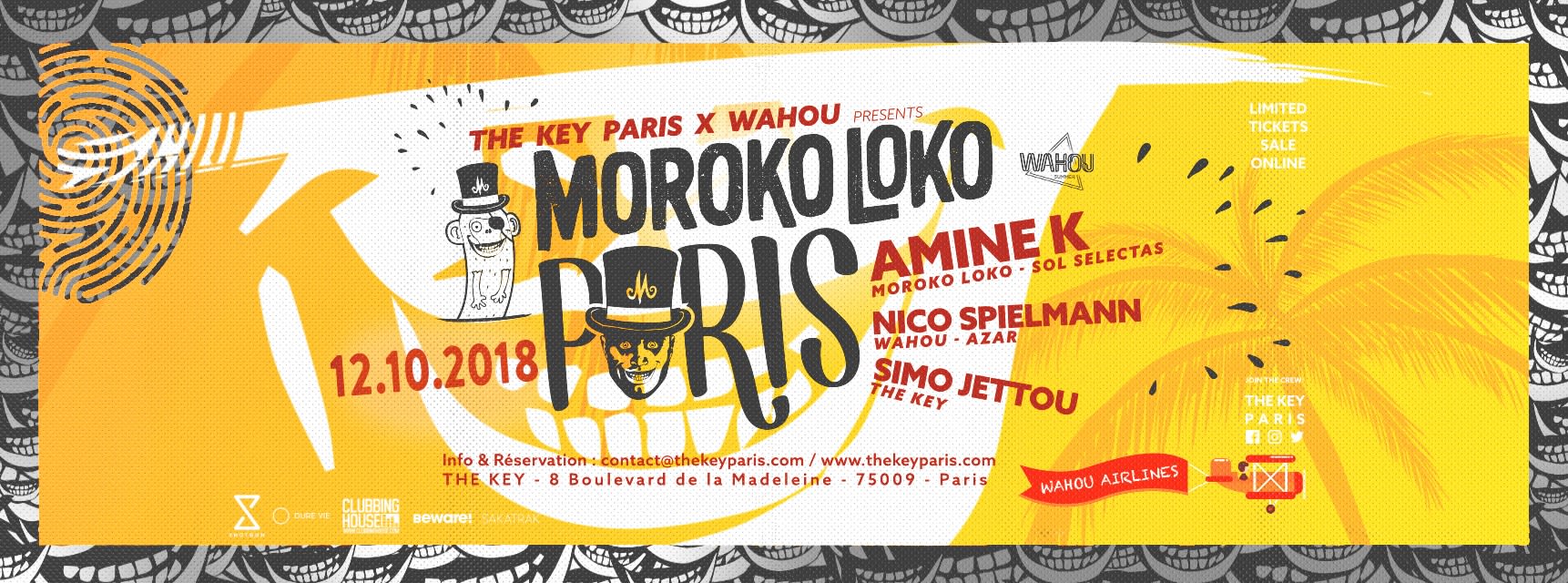 The Key Paris & Wahou Presents Moroko Loko • Amine K & Friends Cover